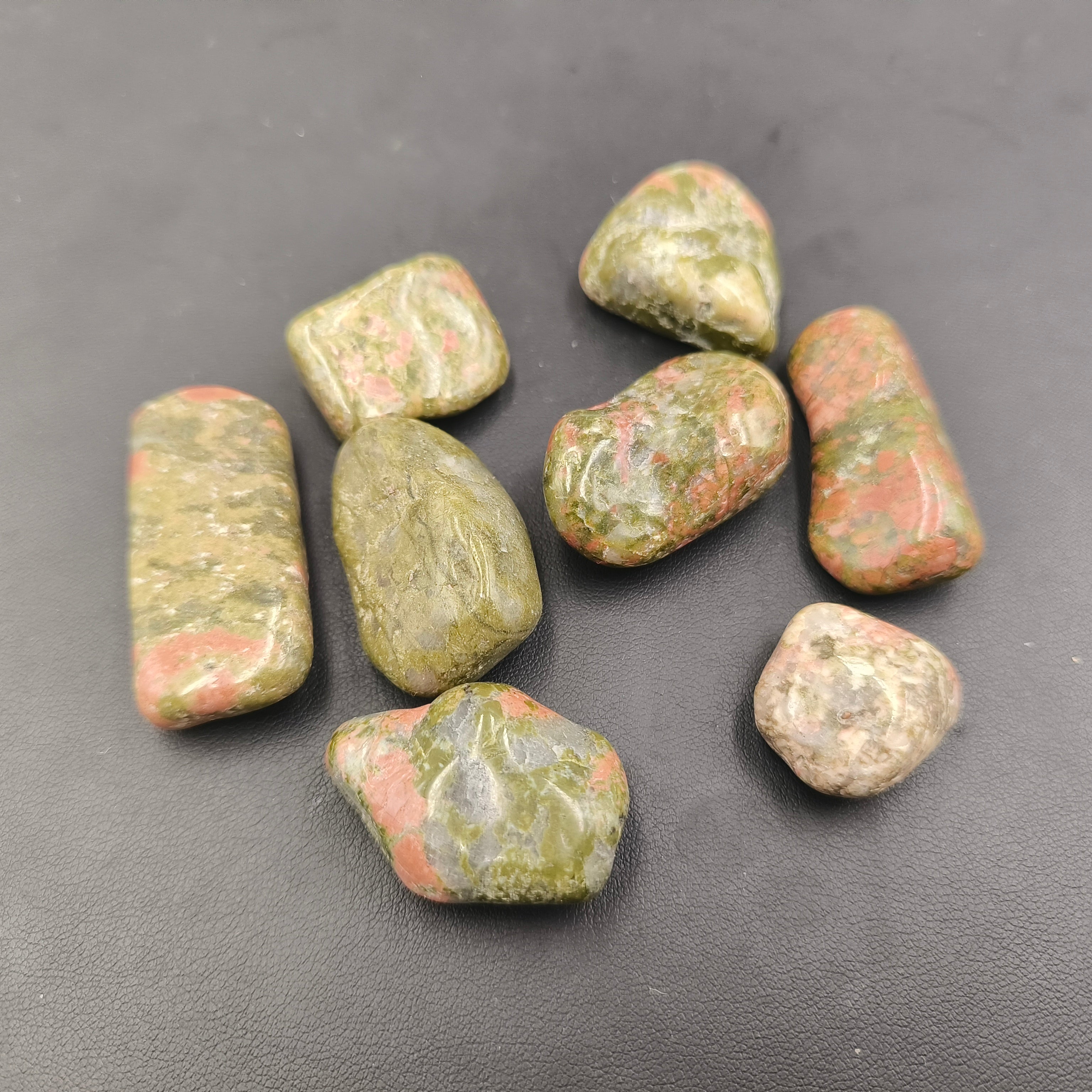 Unakite tumbles