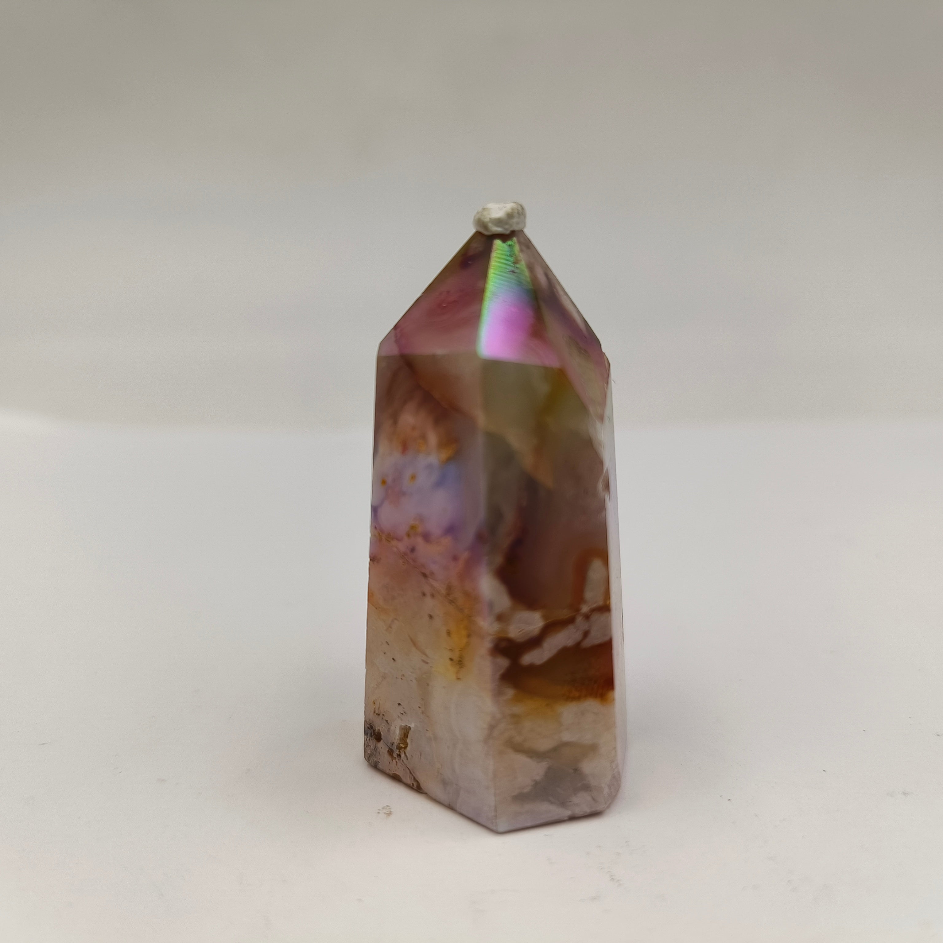 Aura flower agate tower