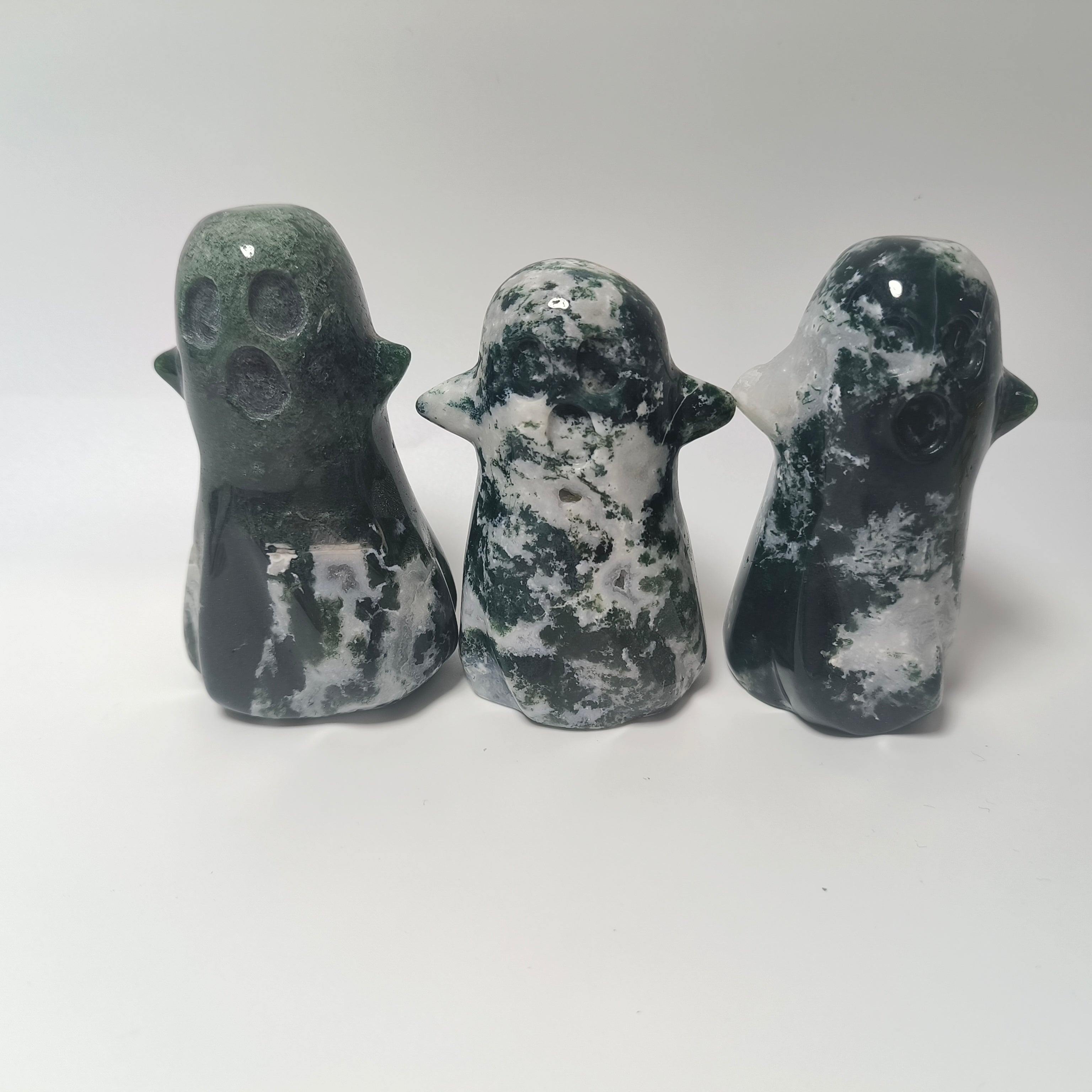 Moss agate ghost