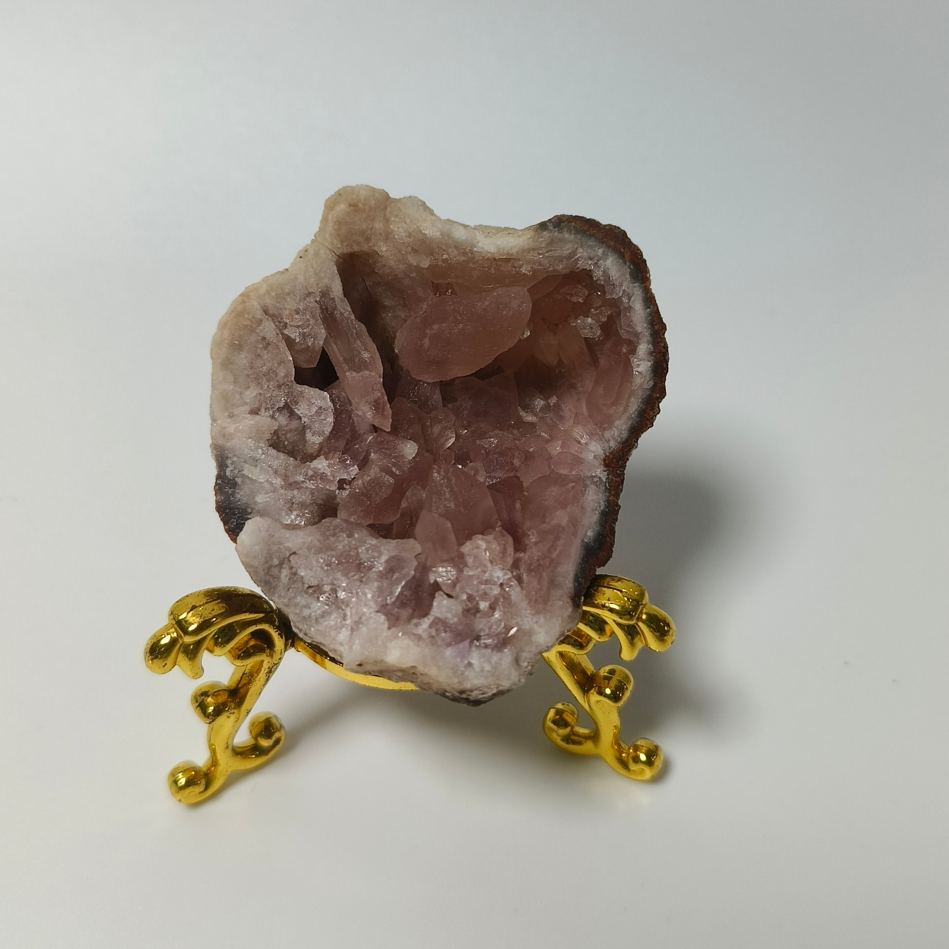 Pink Amethyst geodes