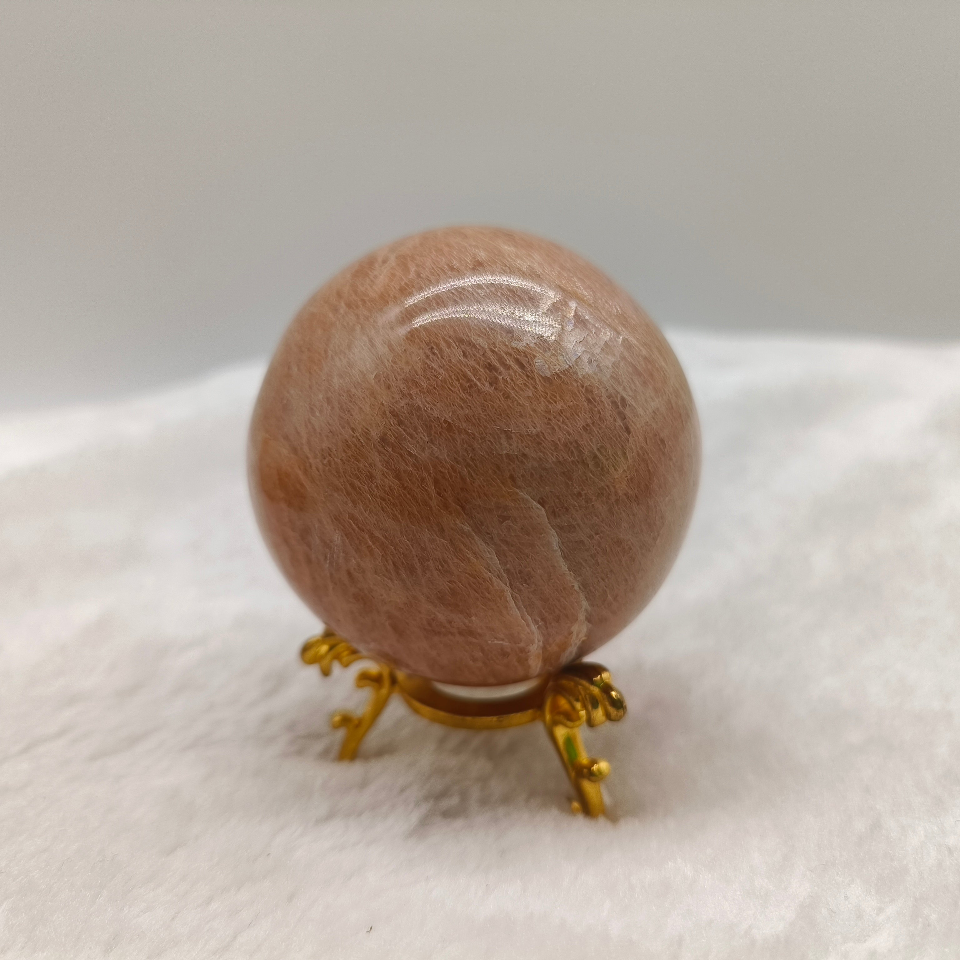 Orange Moonstone Sphere