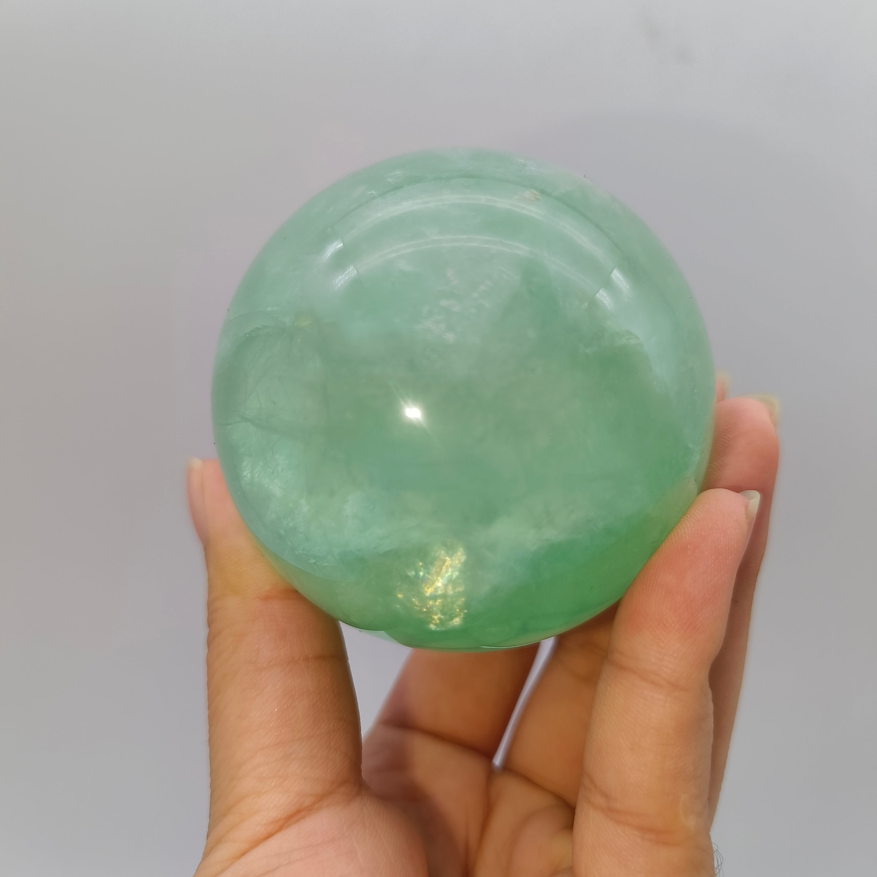 Sky Blue Fluorite Sphere