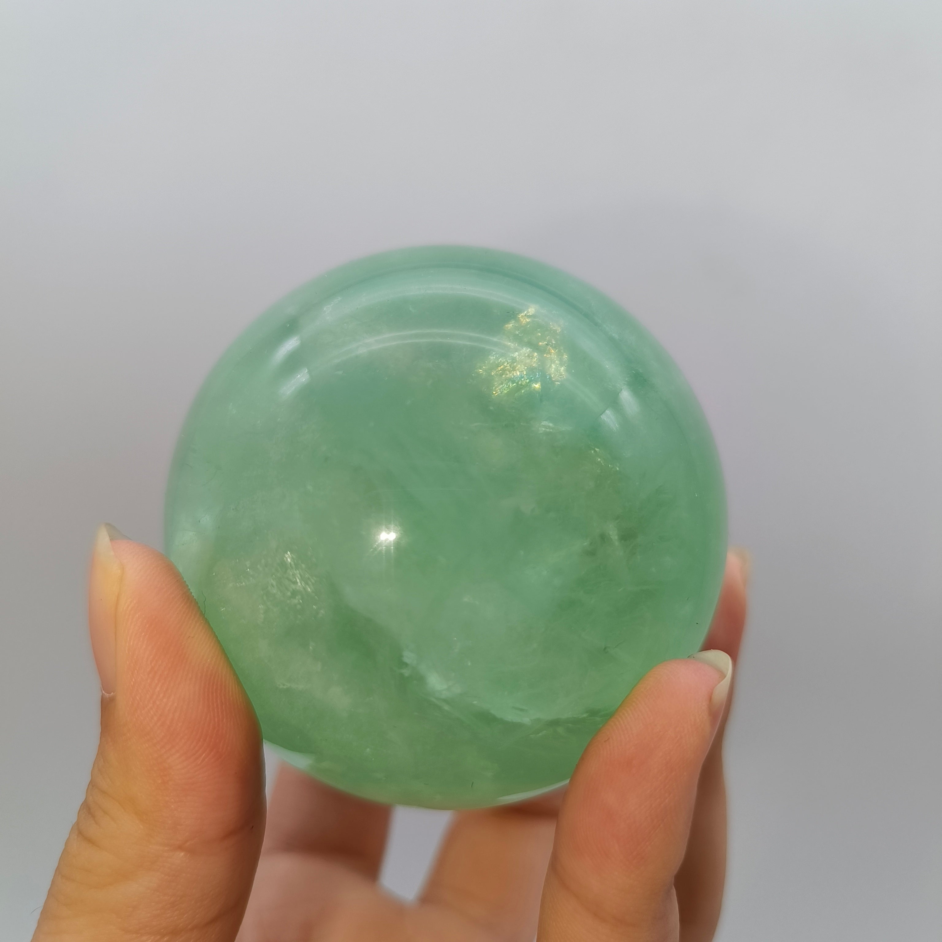 Sky Blue Fluorite Sphere