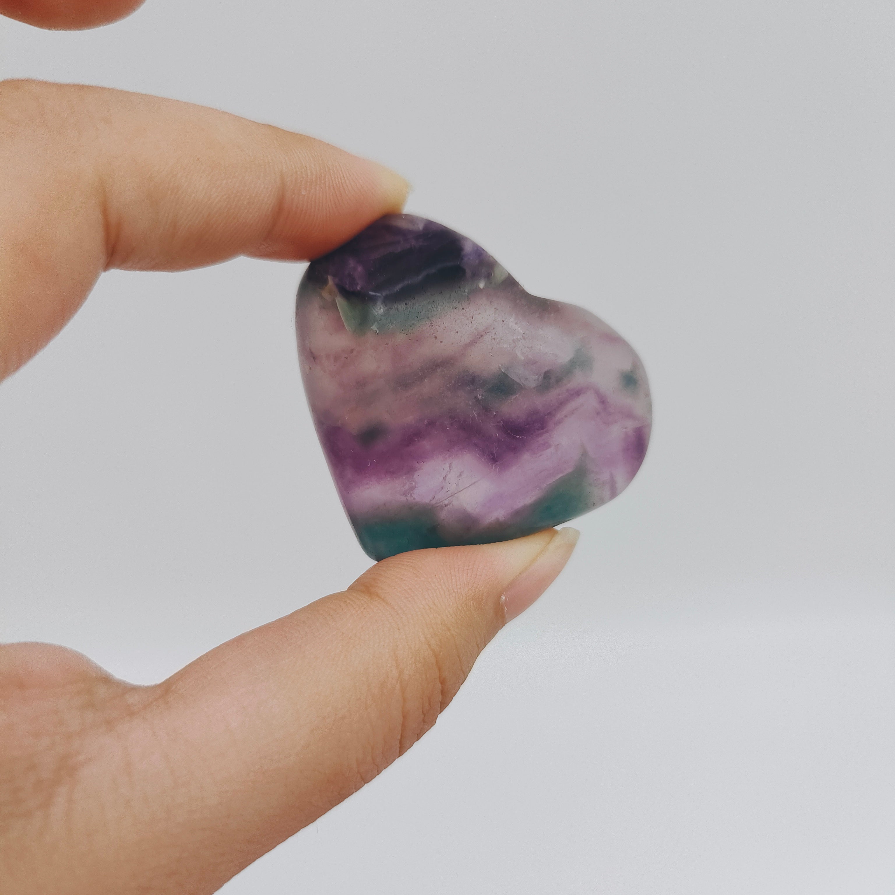 Fluorite heart