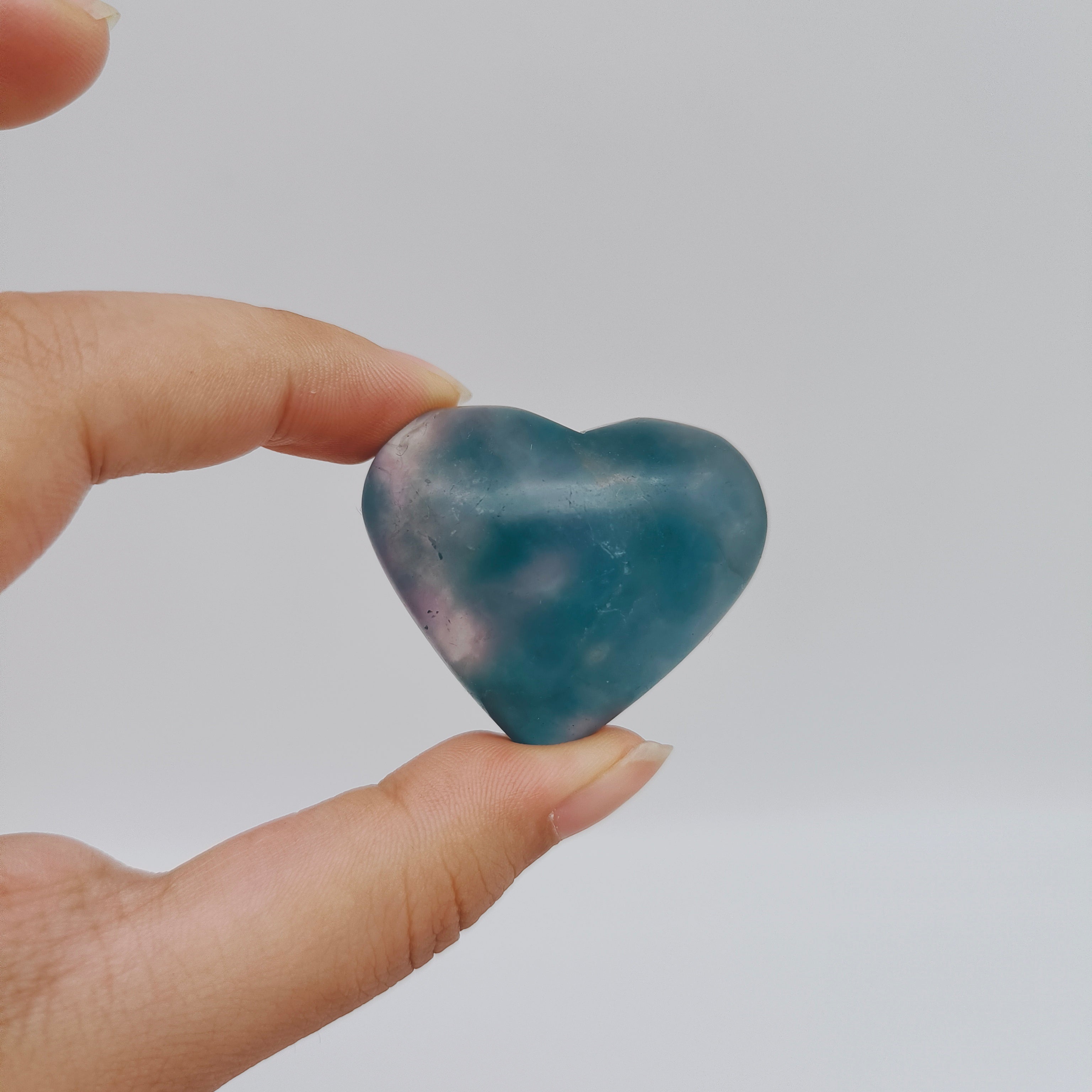 Fluorite heart