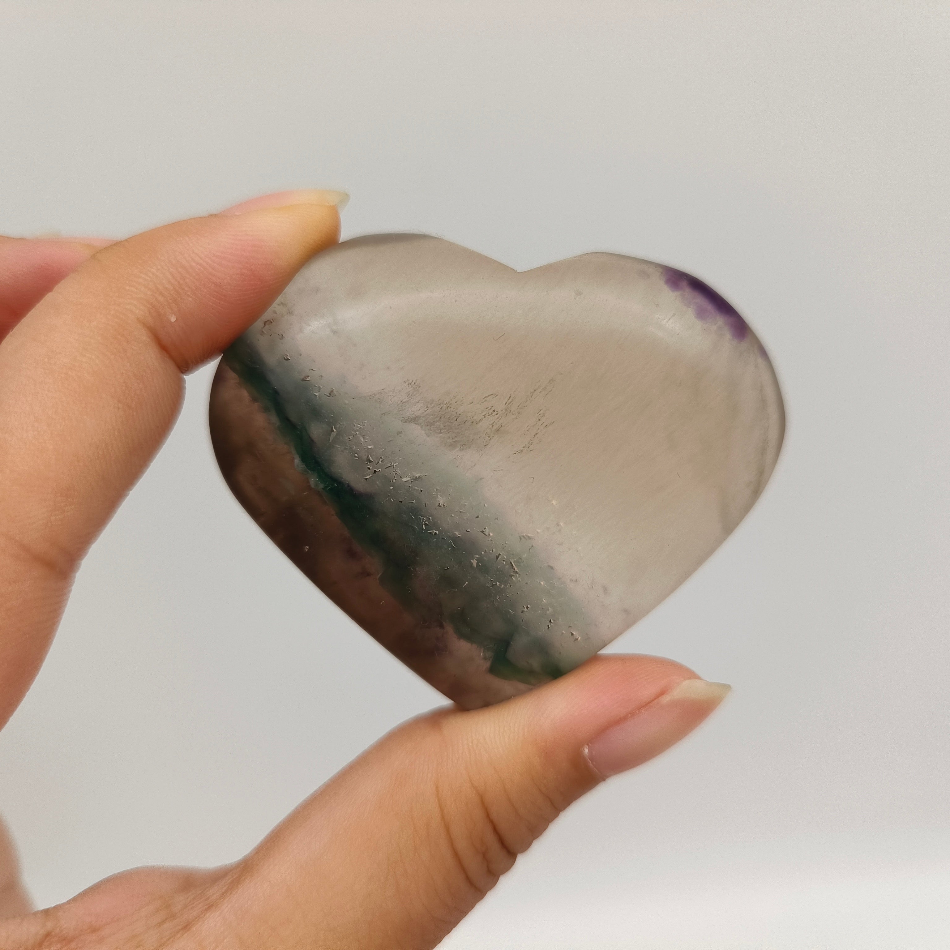 Fluorite heart