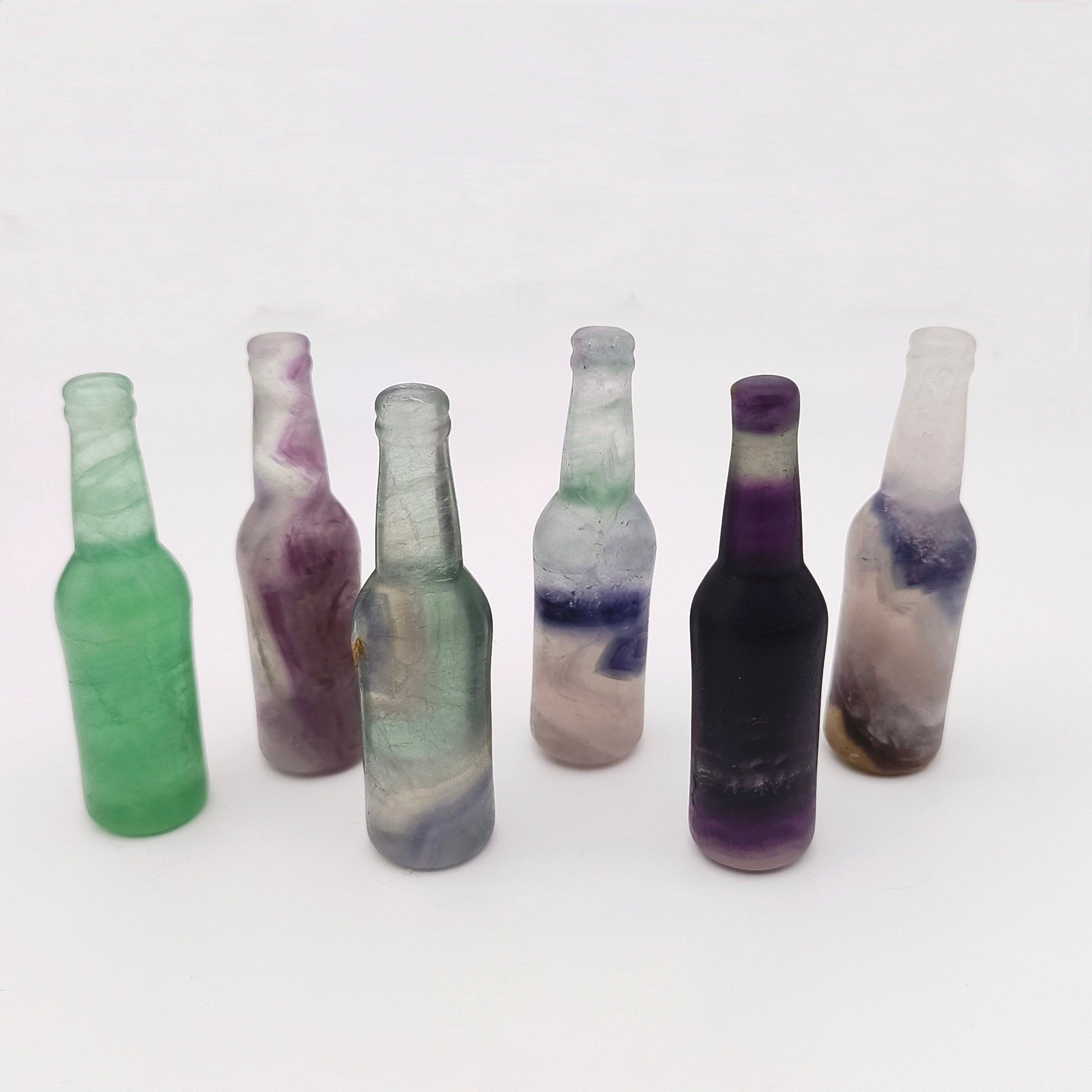 Fluorite beer bottle