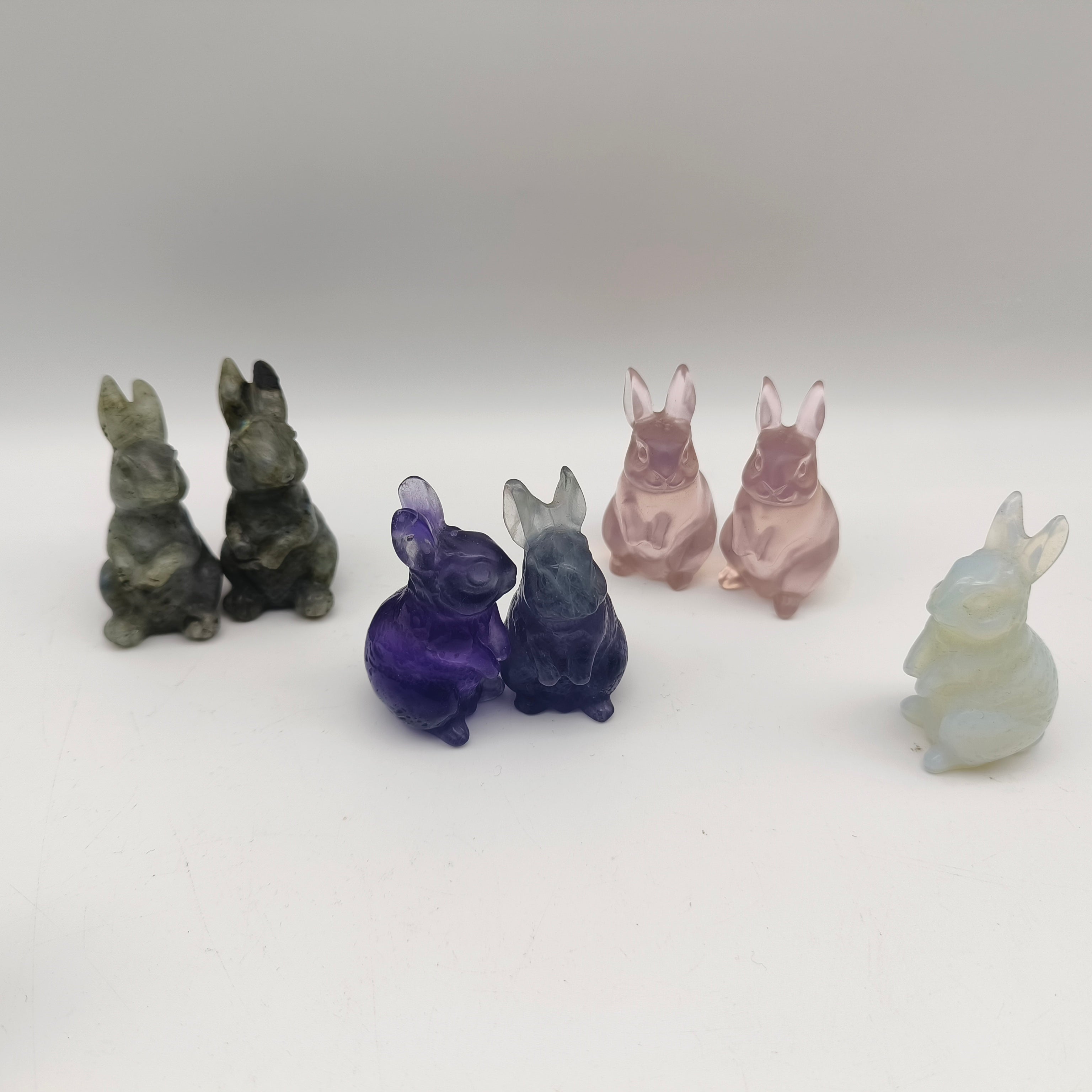 Various materials rabbit