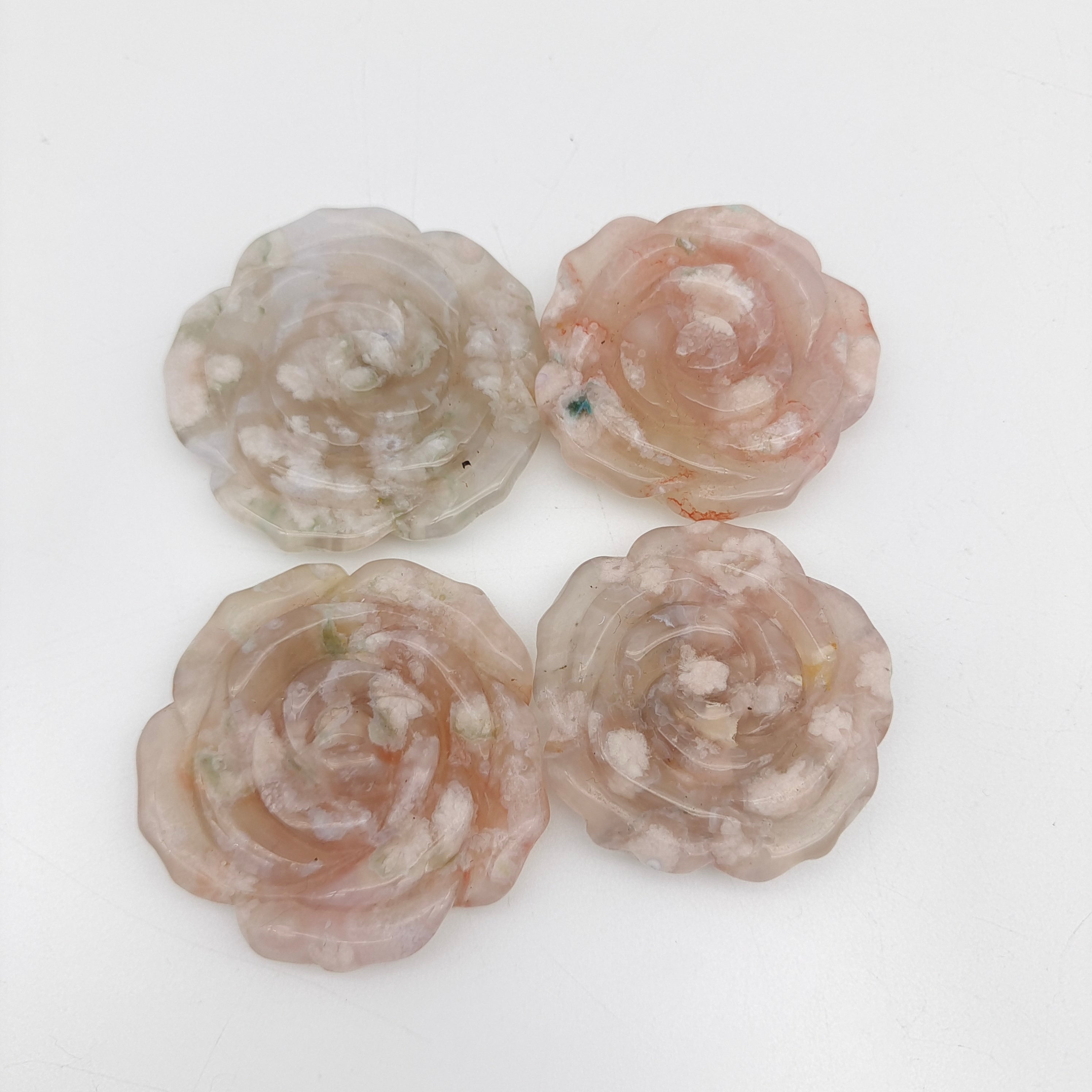 Flower agate flower