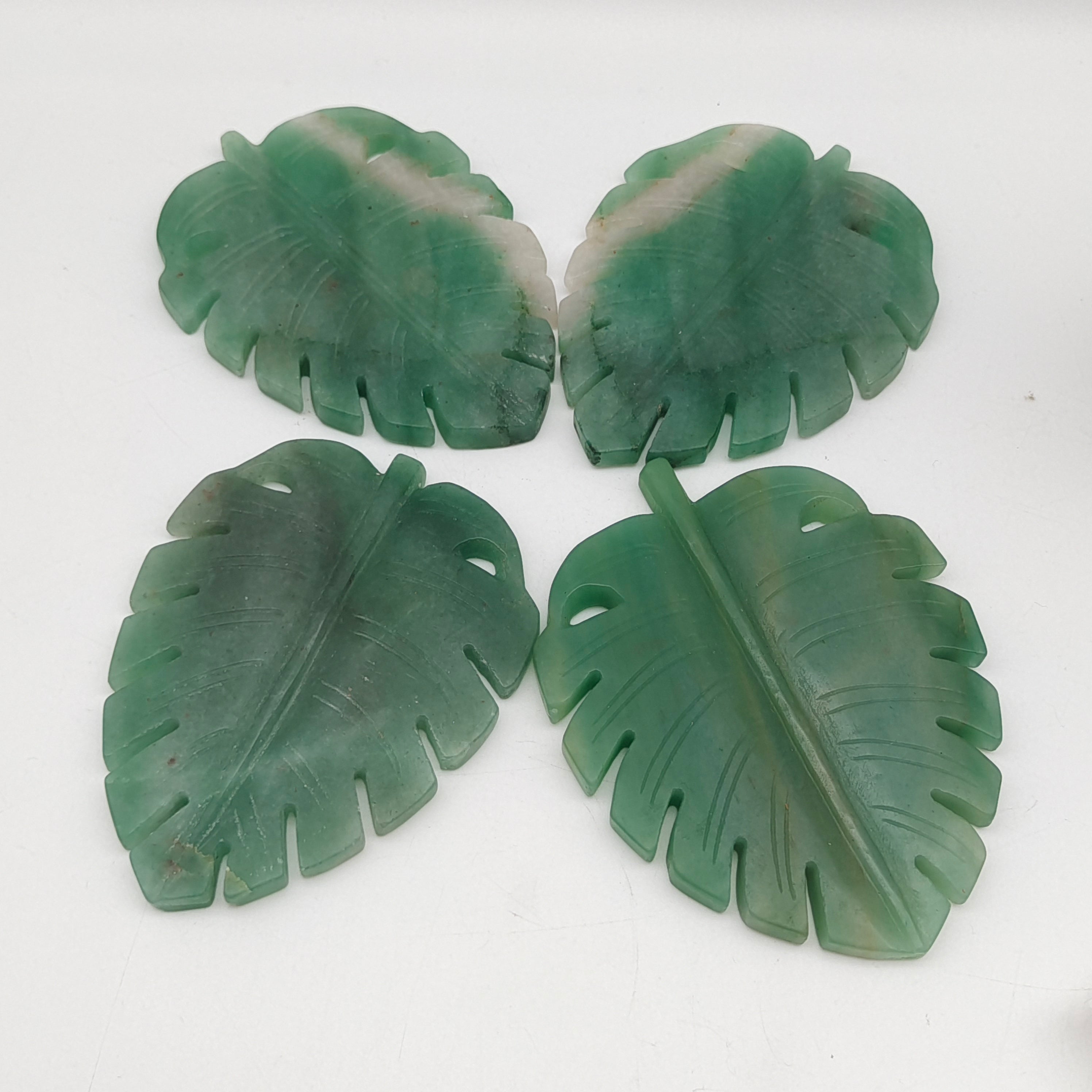 Green aventurine leaves