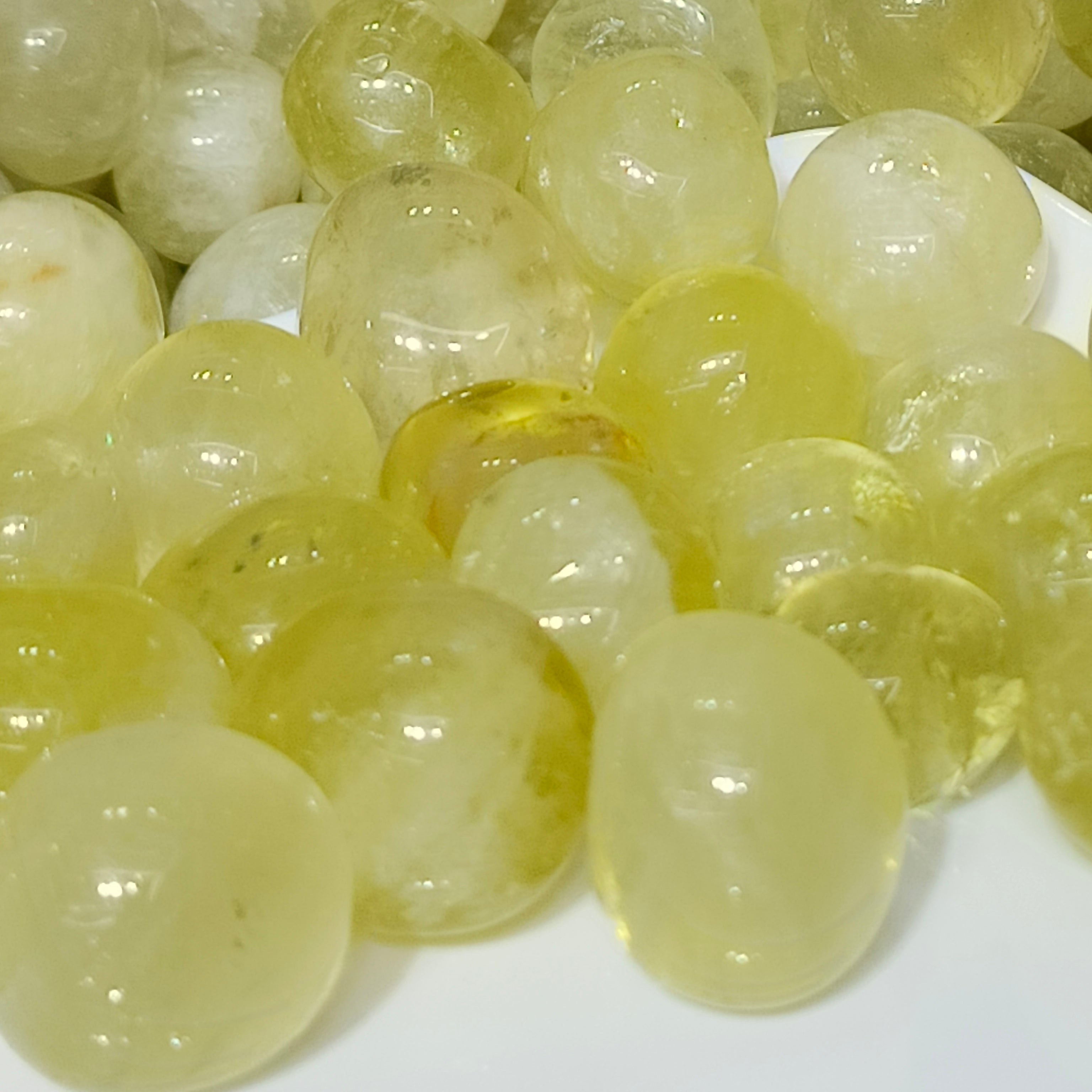 Lemon citrine tumbles