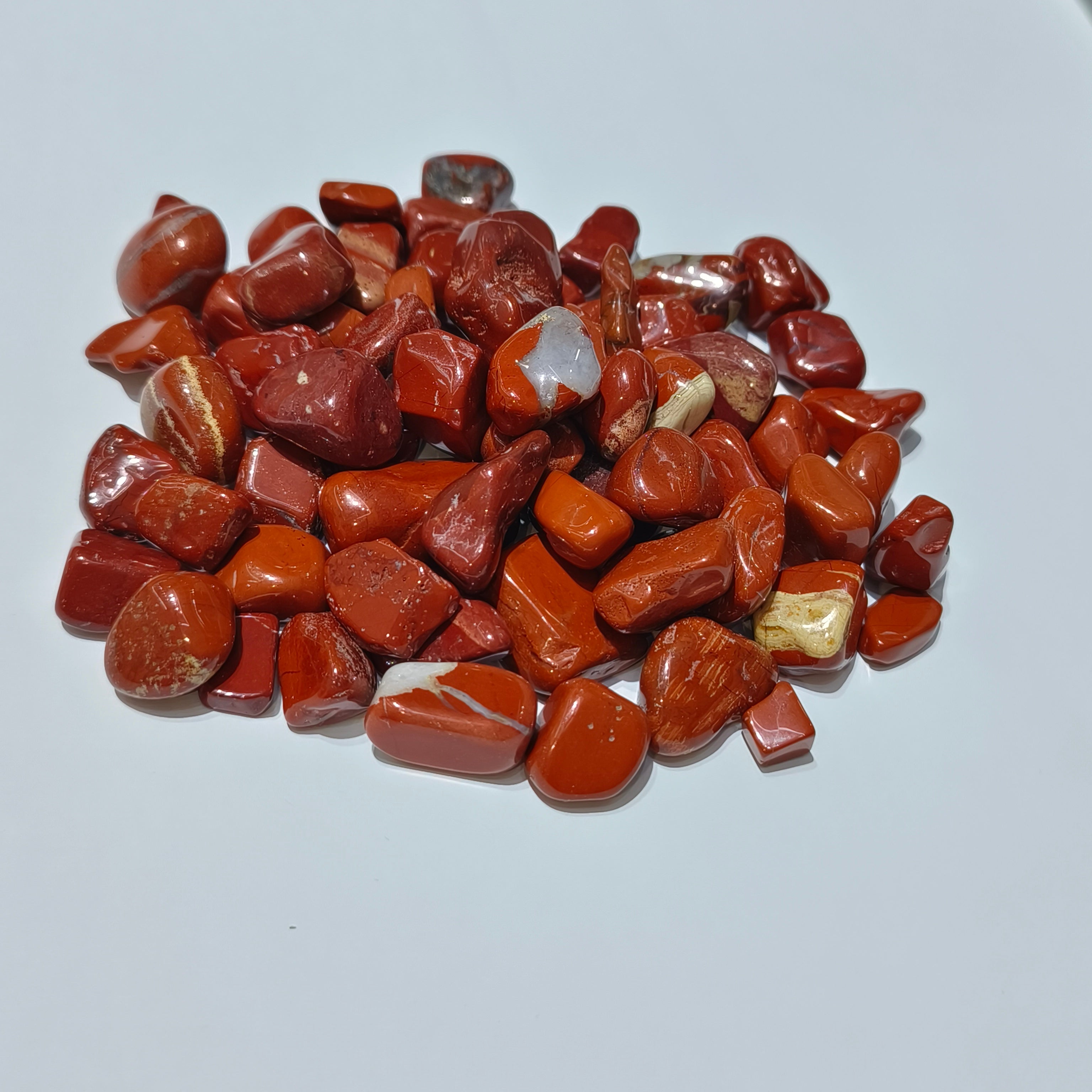 Red jasper tumbles