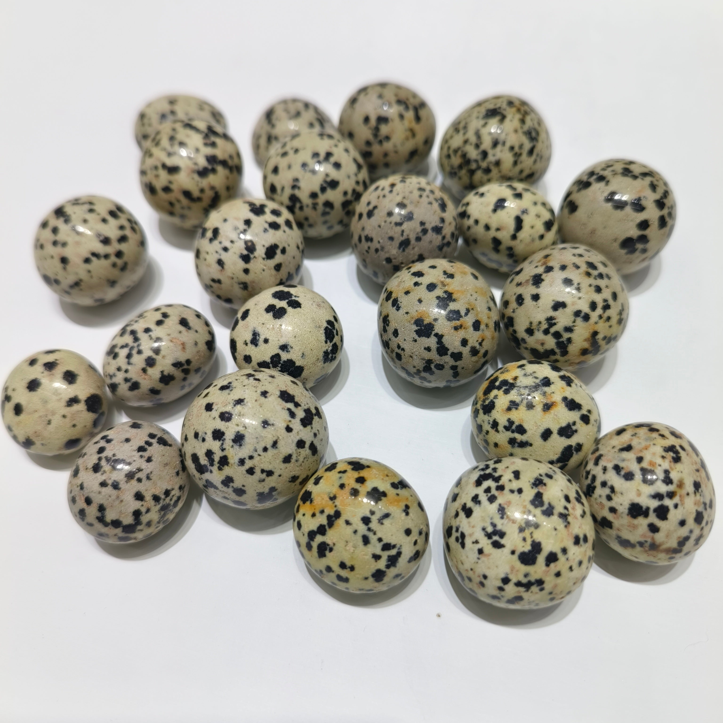 Dalmation jasper tumbles