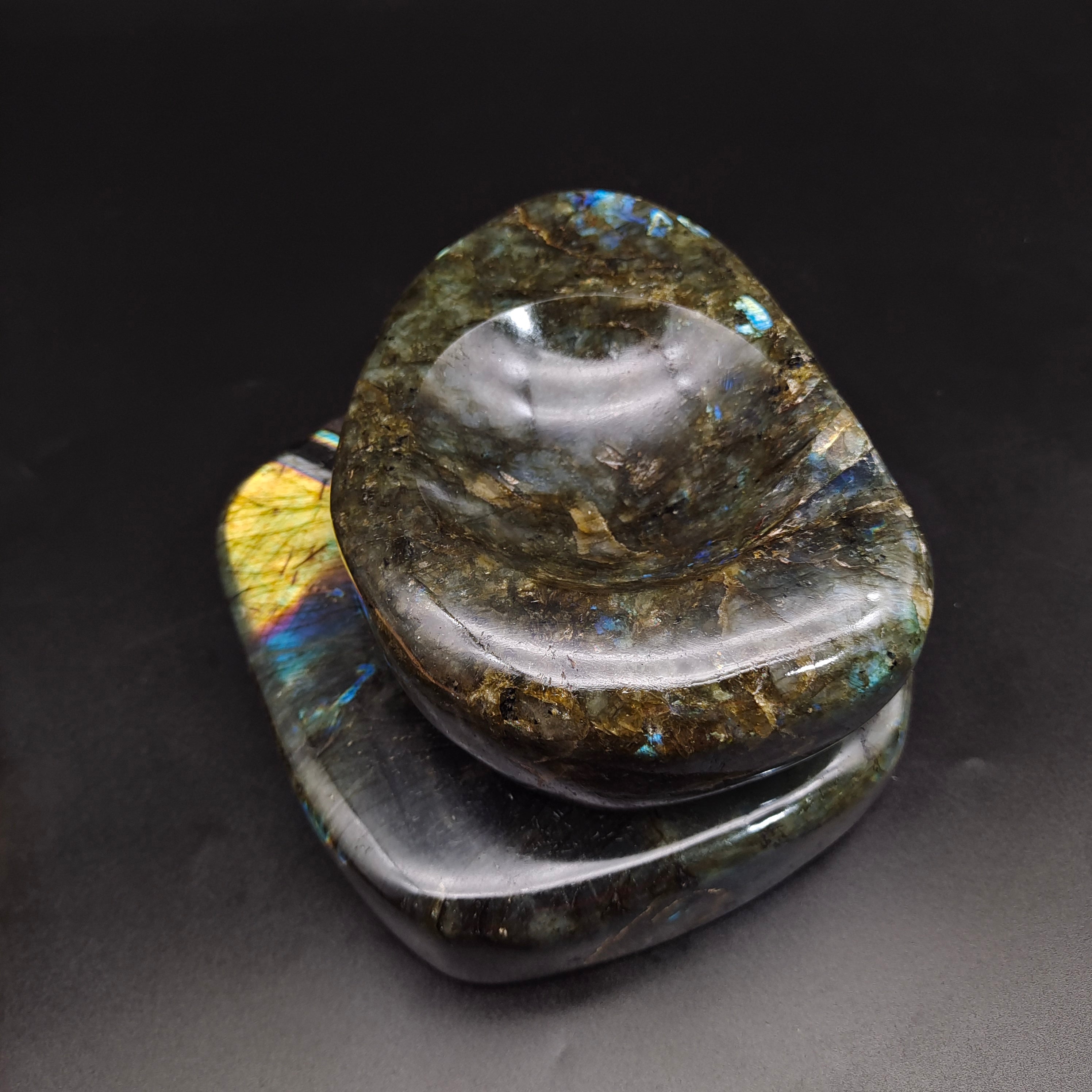 Labradorite bowl