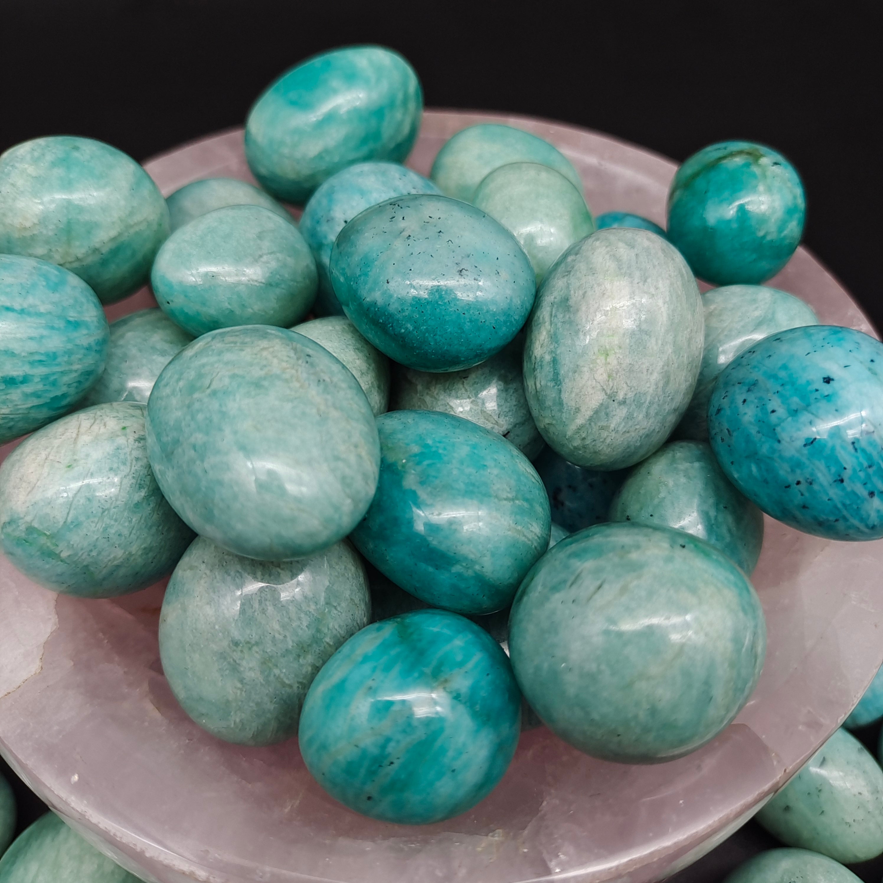 Amazonite tumbles