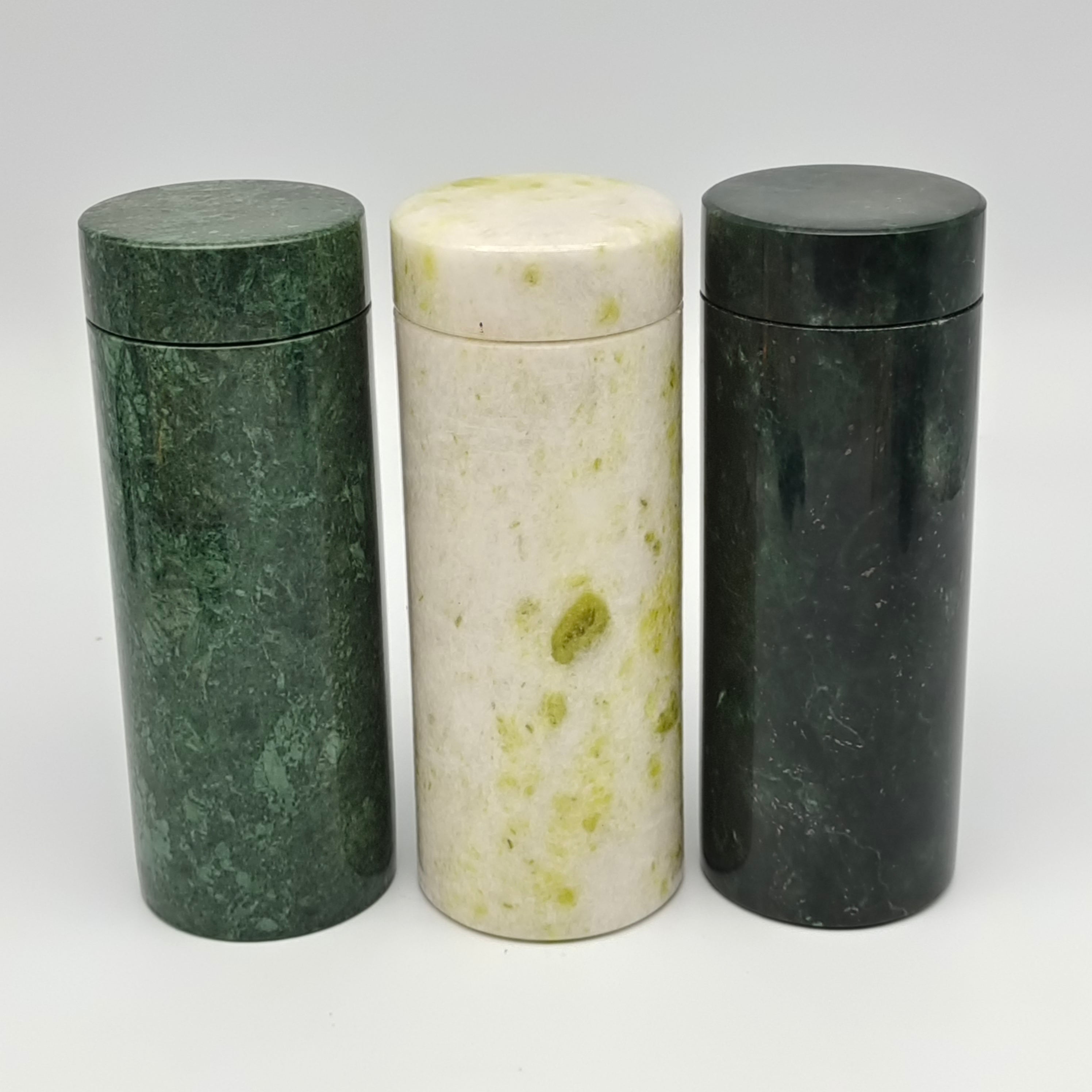 Jade cups with different colors