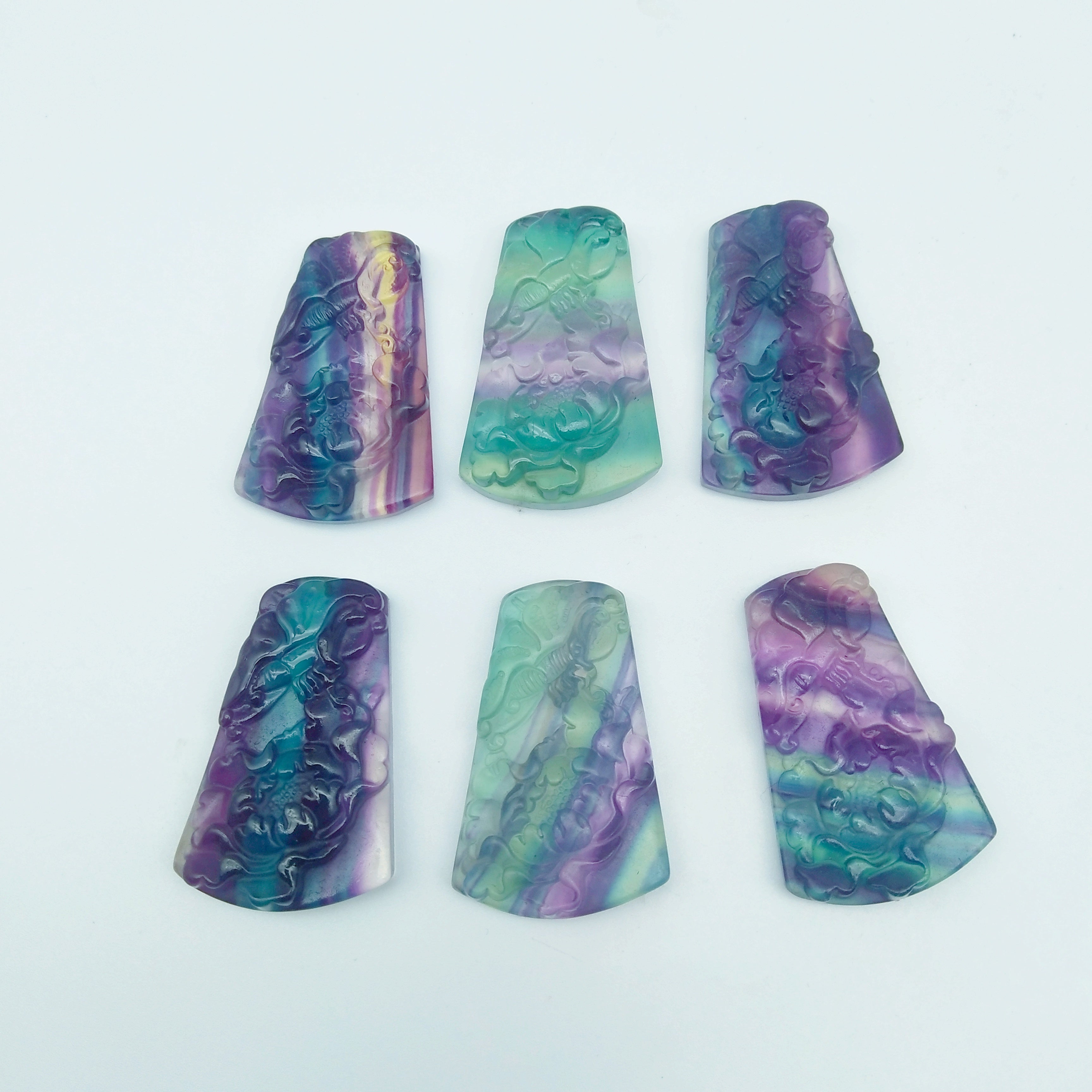 Fluorite Carved Pendant