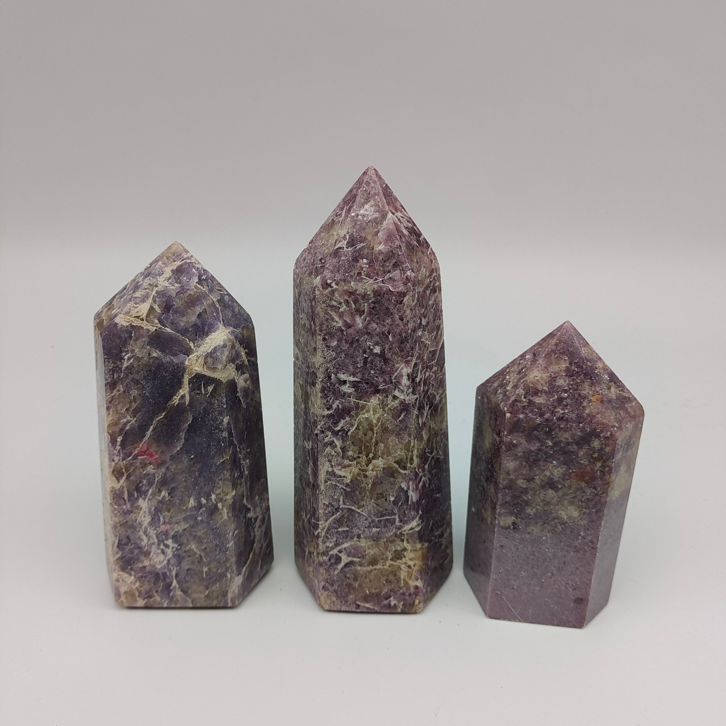 Lepidolite tower