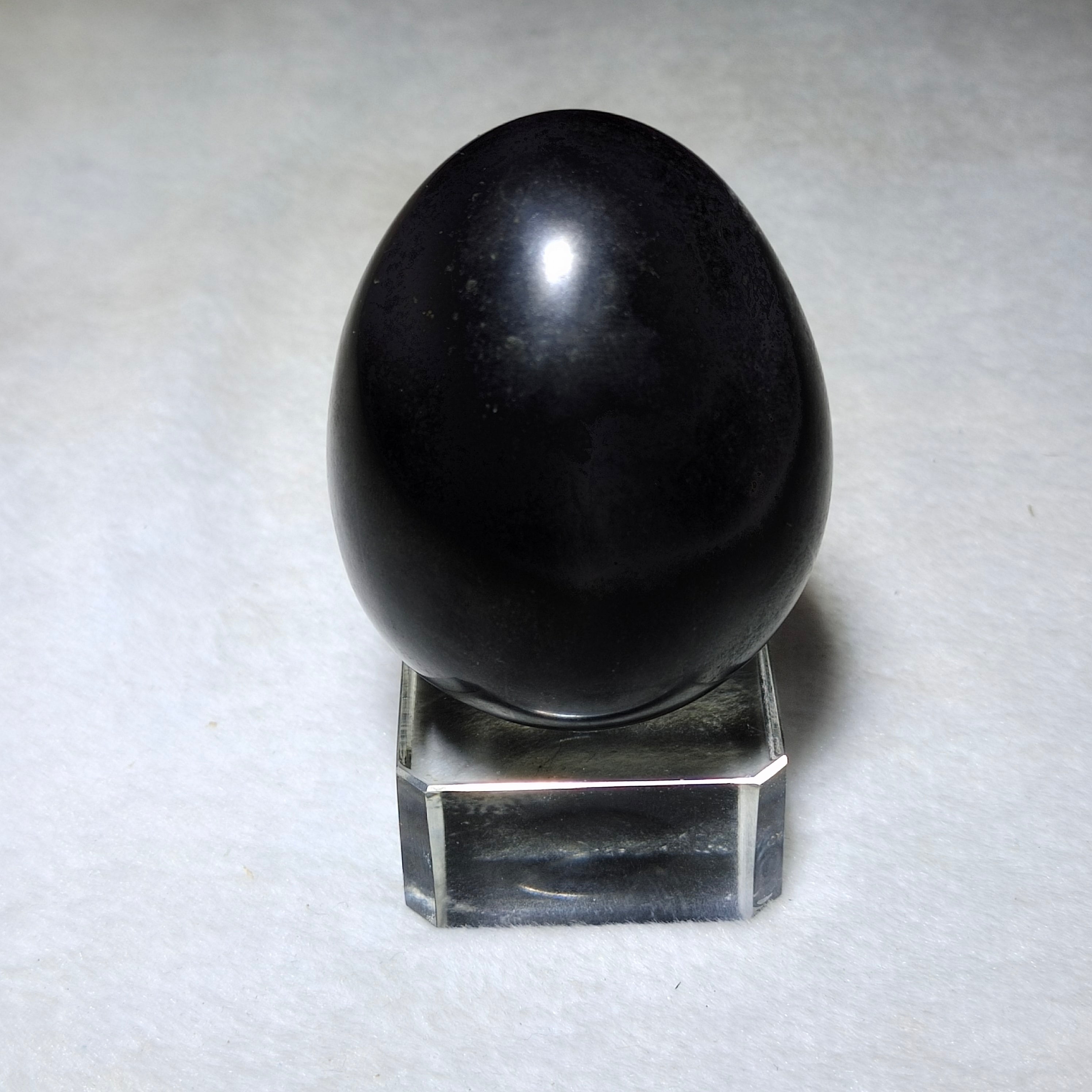 Black tourmaline eggs