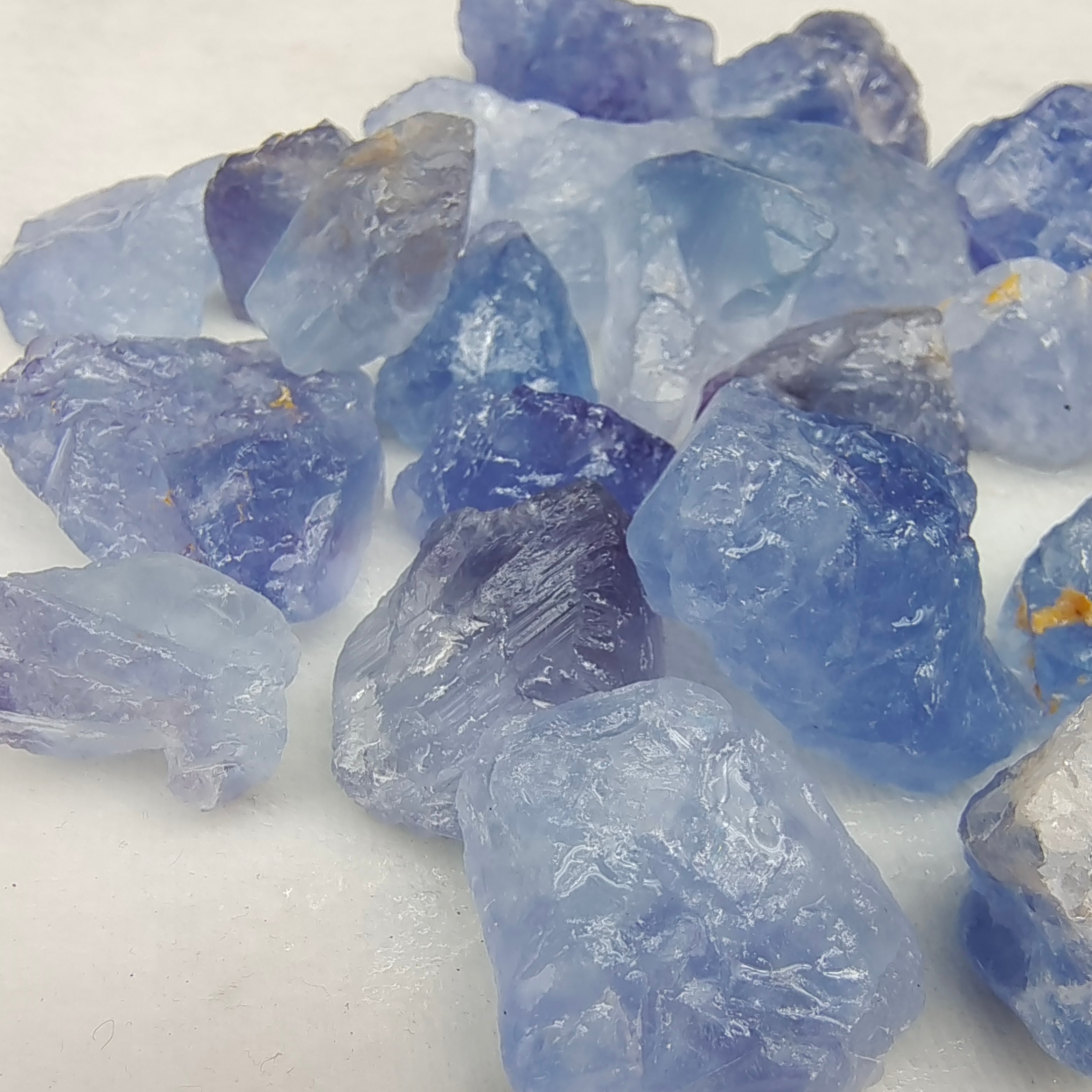 Aquamarine Fluorite Raw Stone