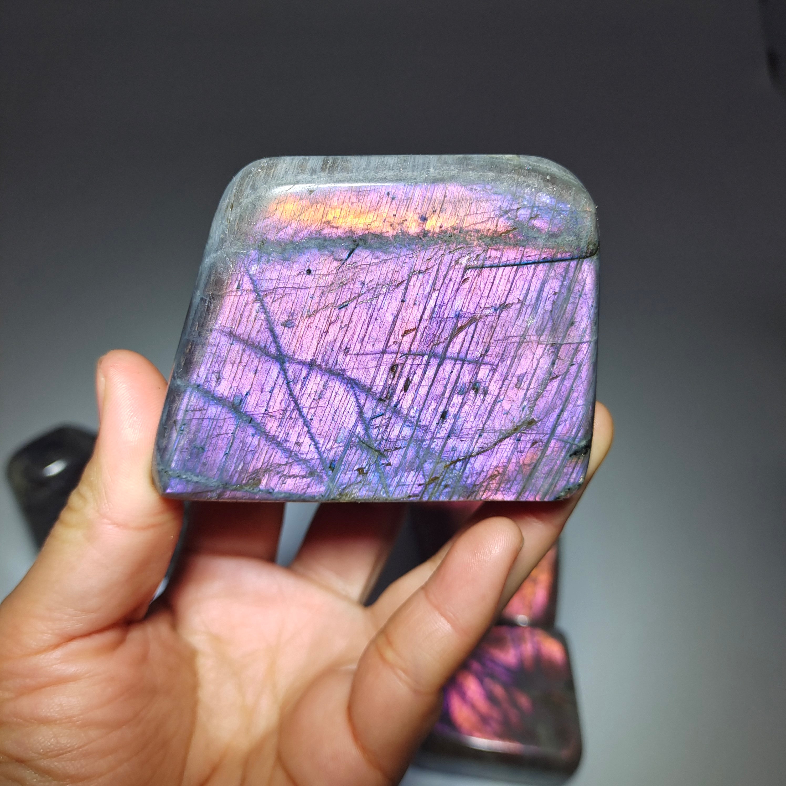 Purple Flash labradorite Freeform