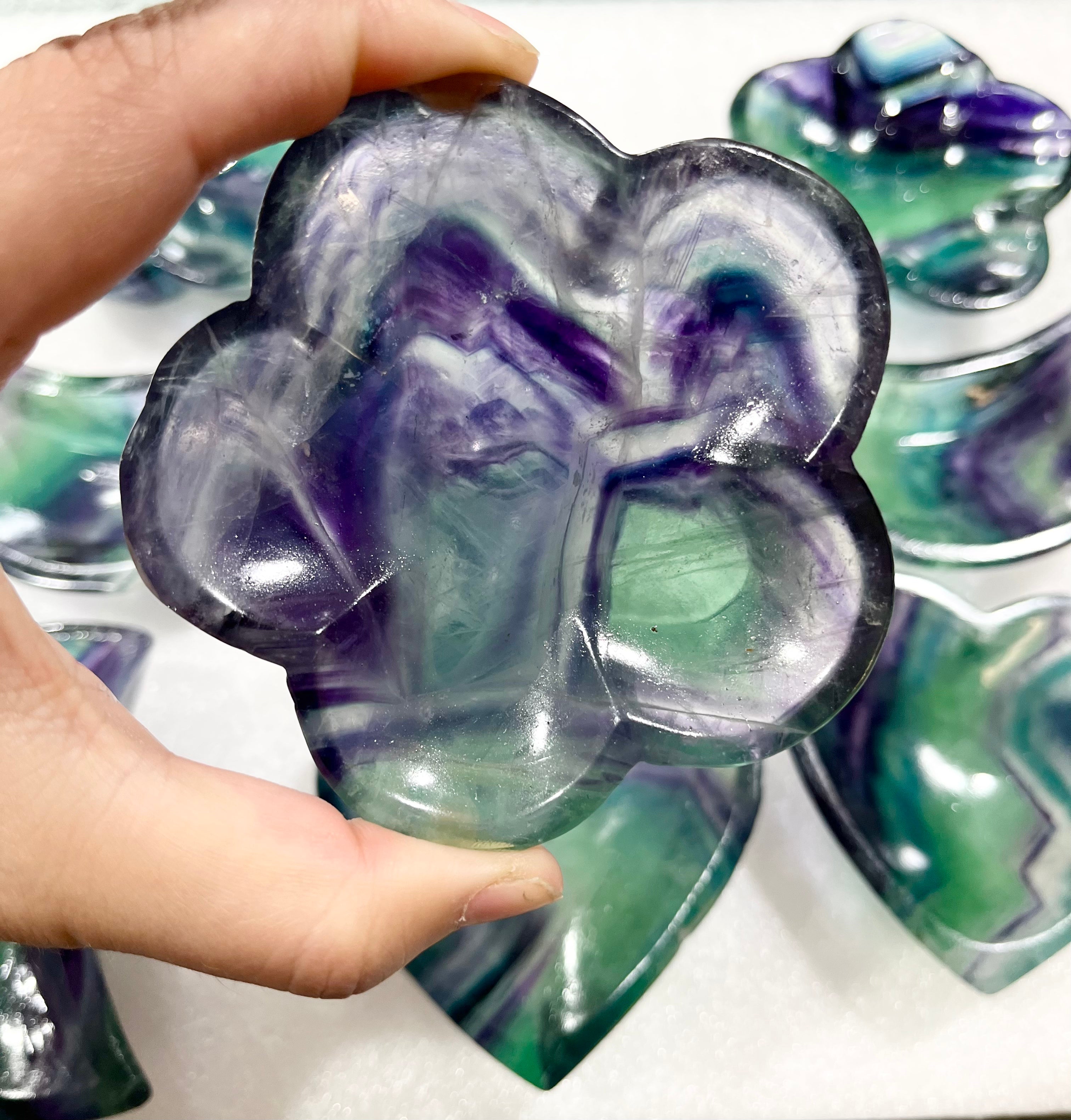 Fluorite bowls