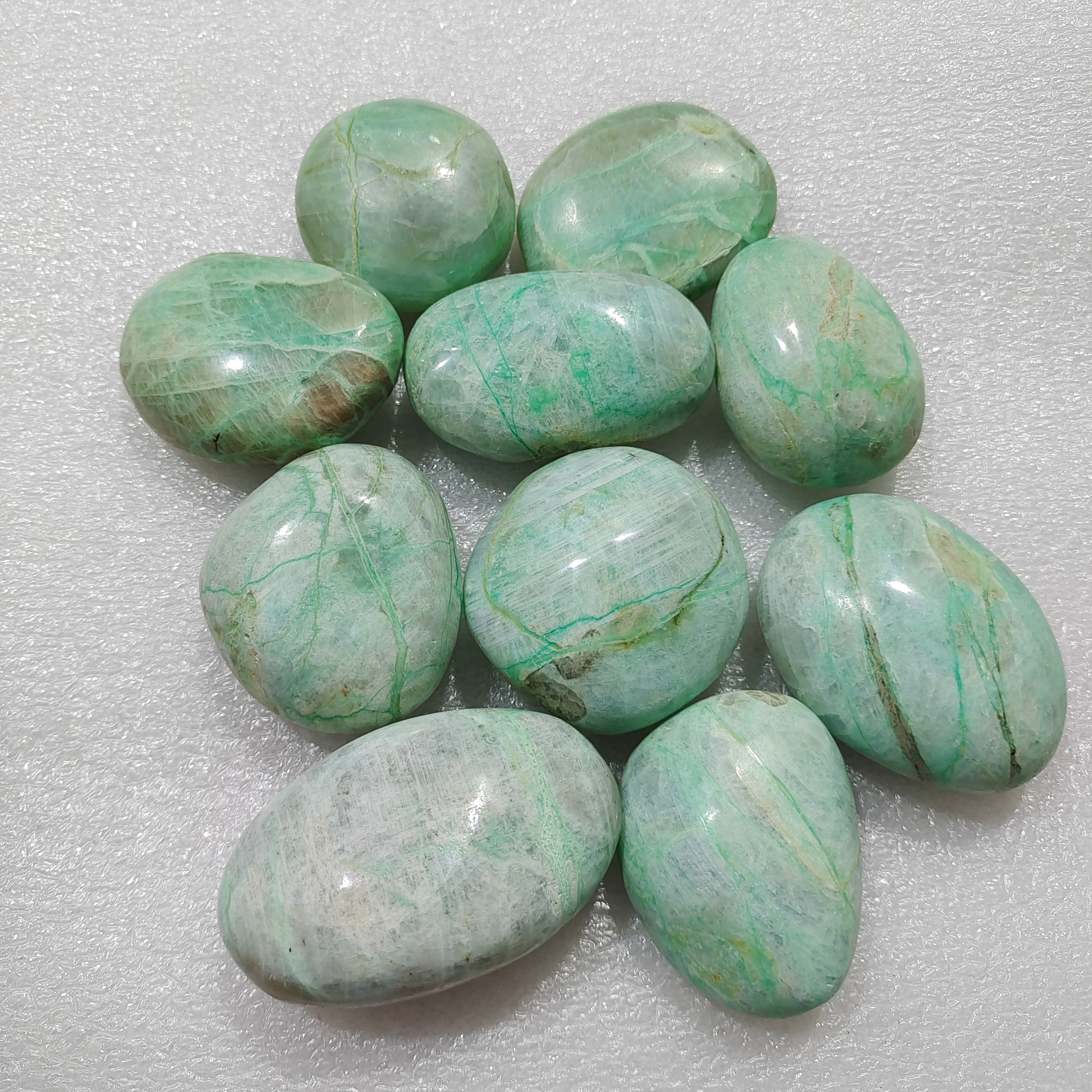 Green moonlight stone