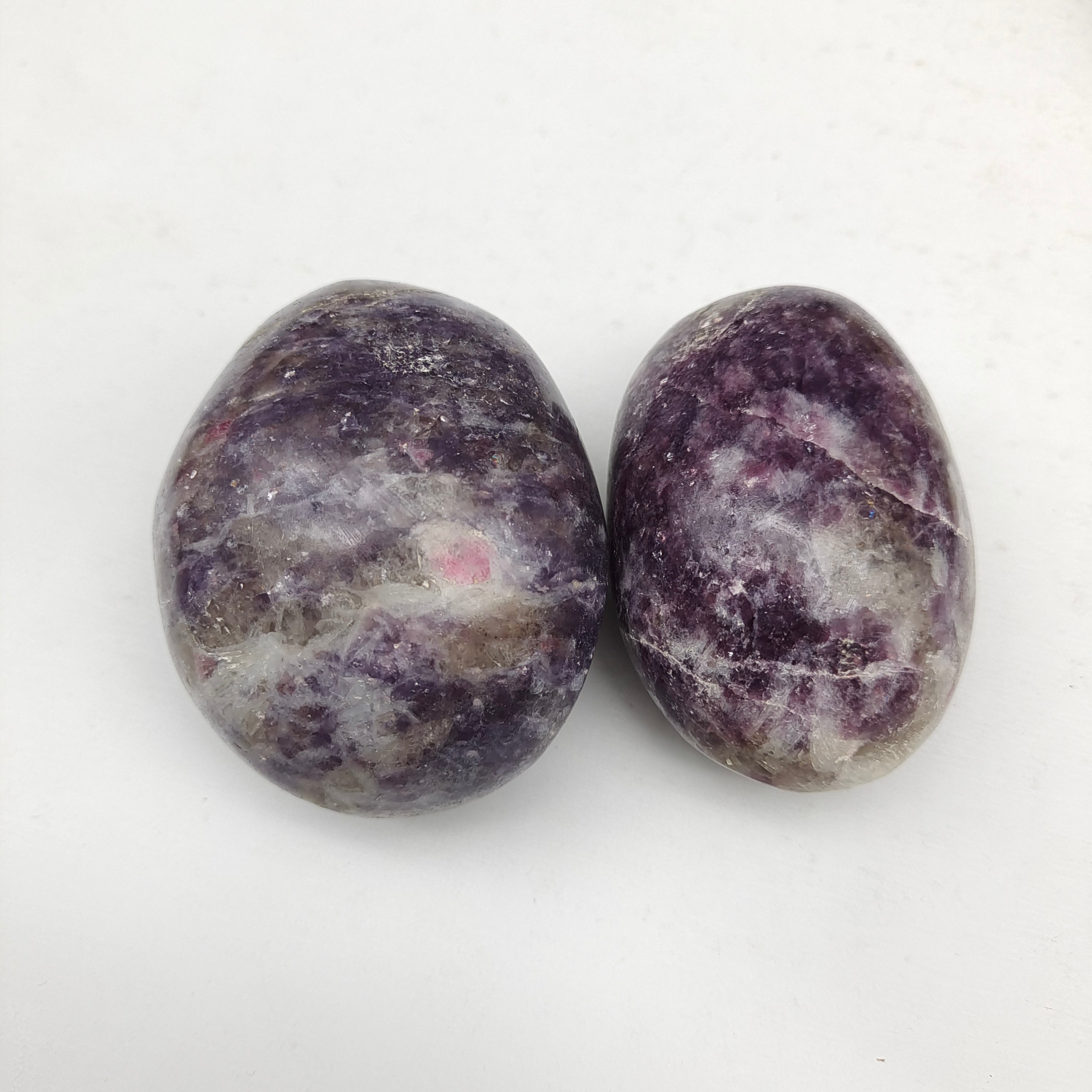 Lepidolite palmstone