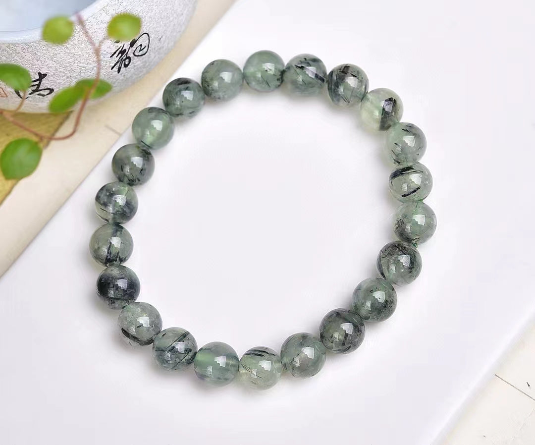 Prehnite 8mm bracelet