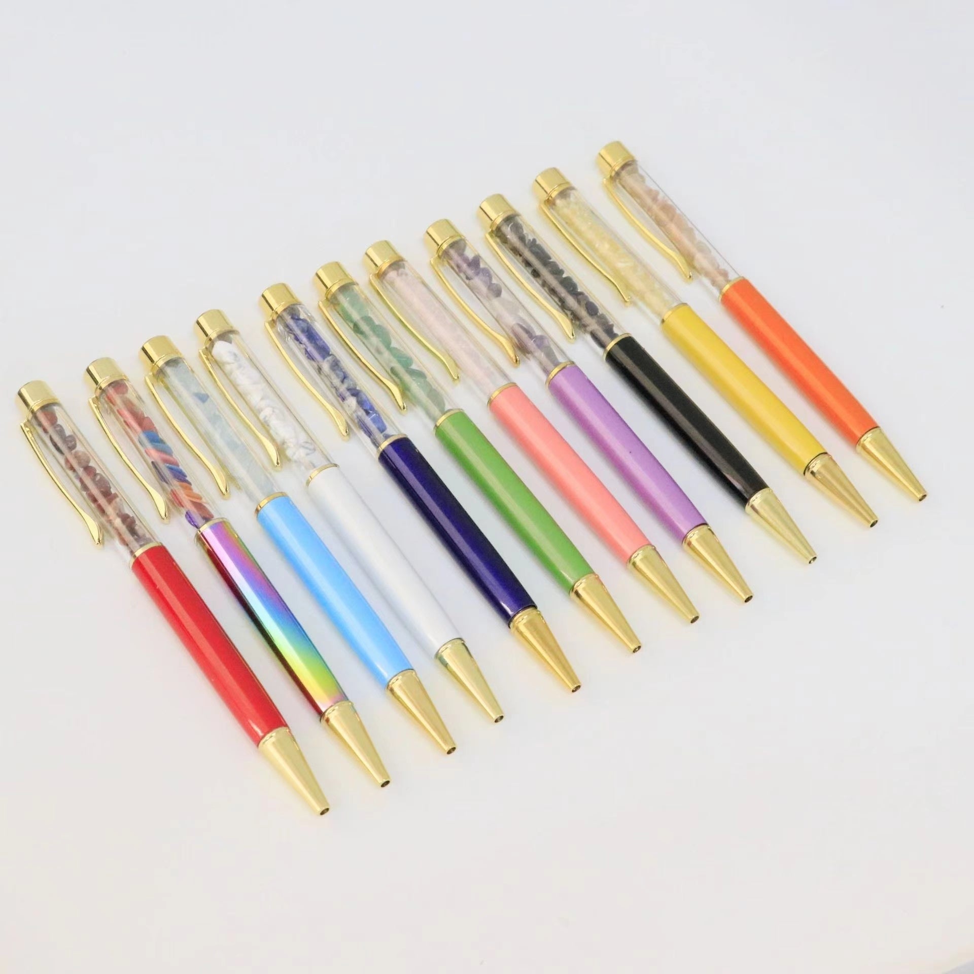 Crystal chips pen