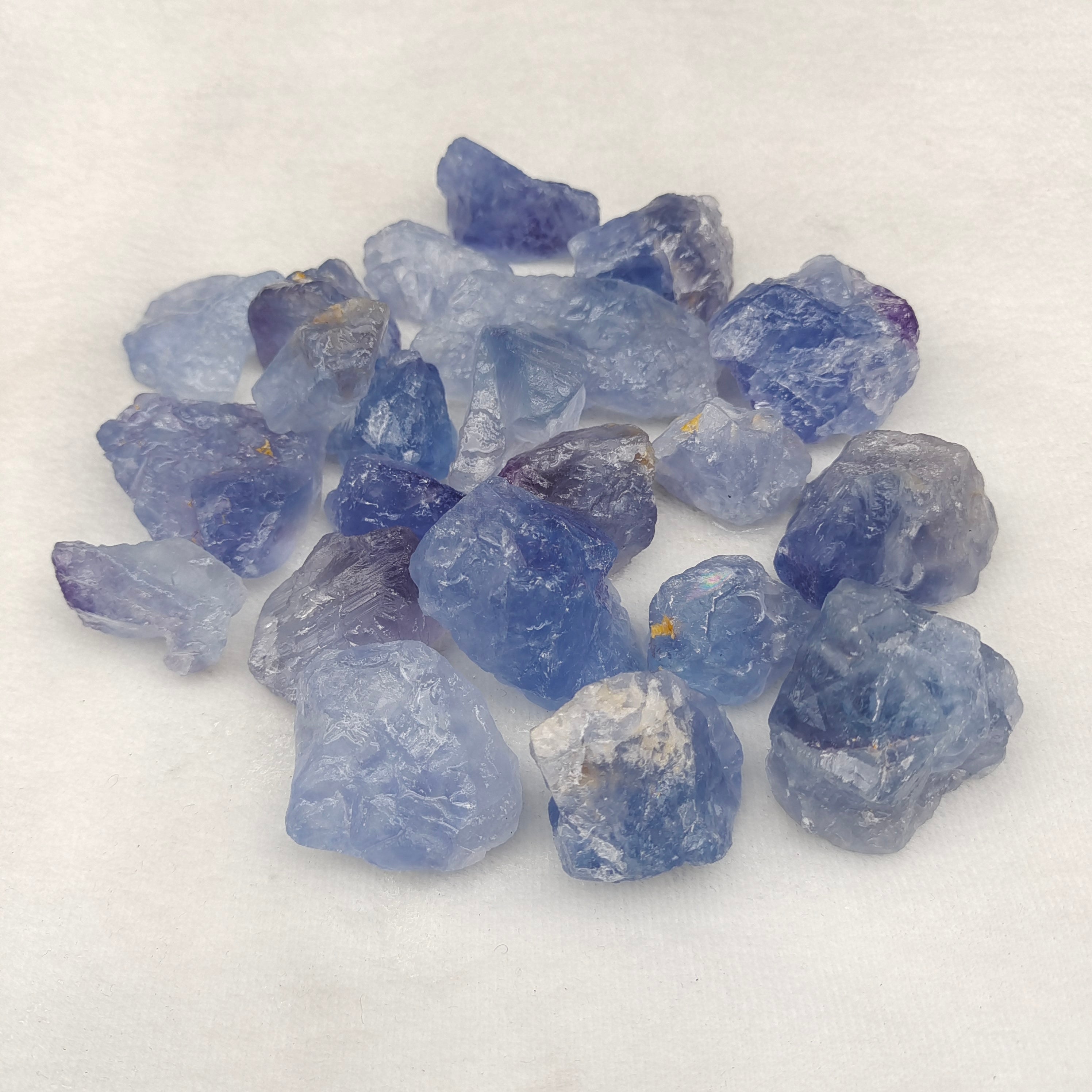 Aquamarine Fluorite Raw Stone