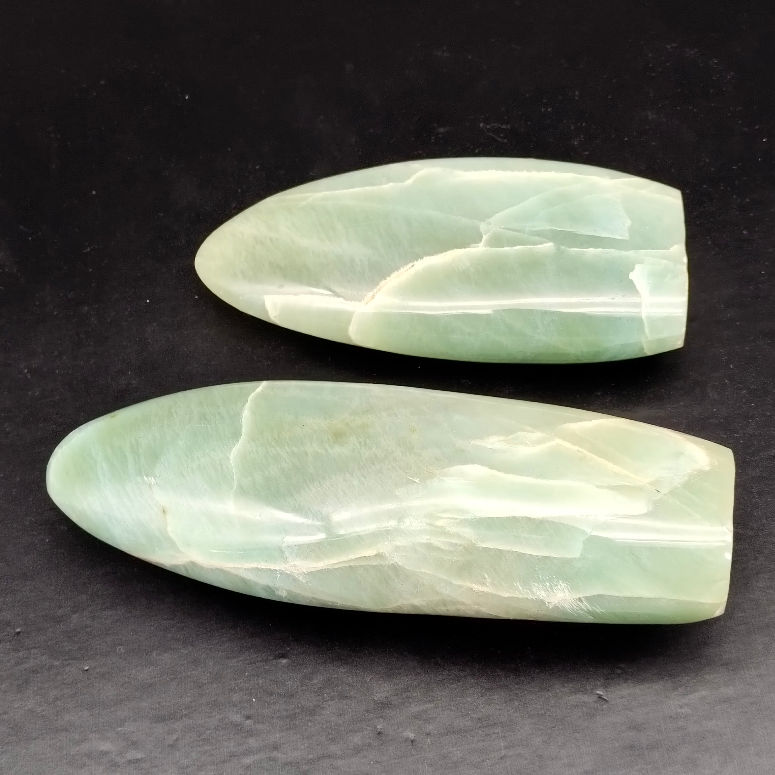 Green moonstone free form