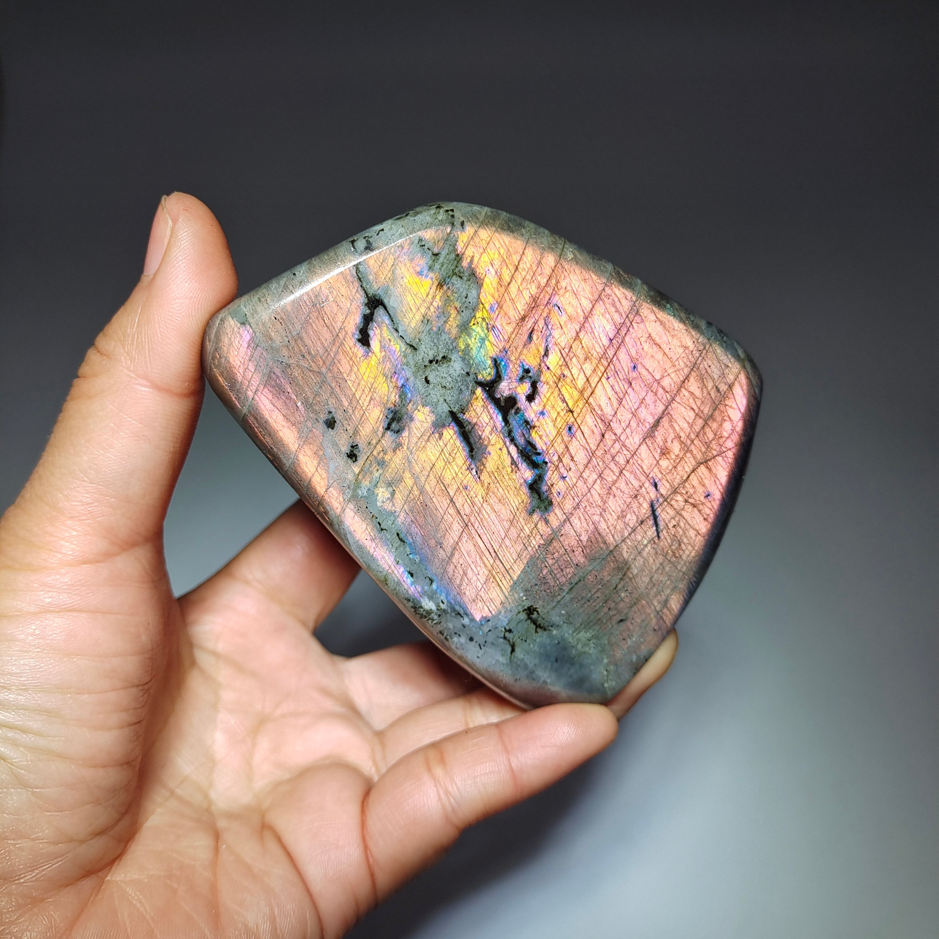 Purple Flash labradorite Freeform