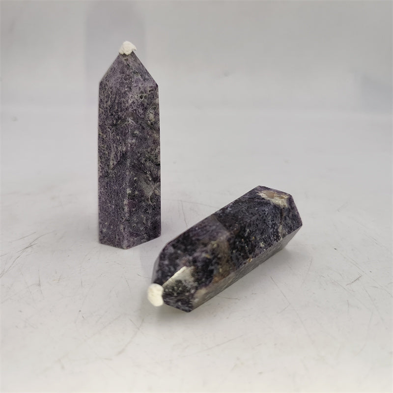 Purple sodalite tower