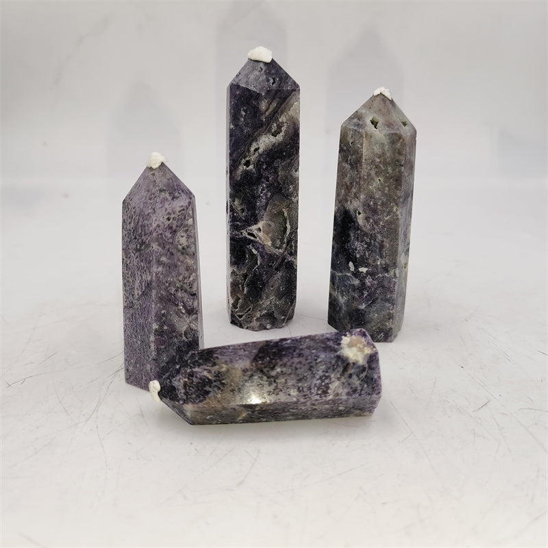 Purple sodalite tower