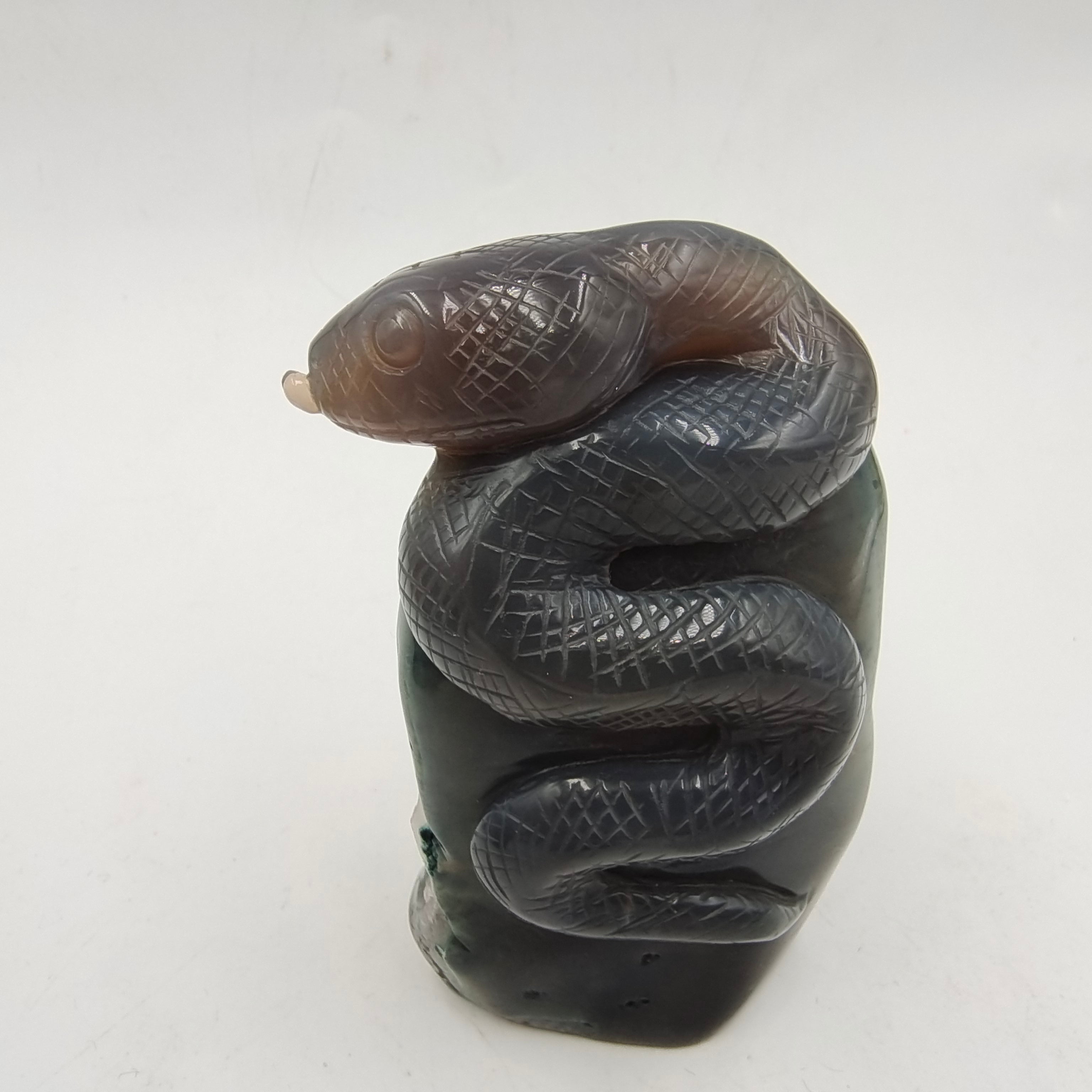 Agate Geode Snake