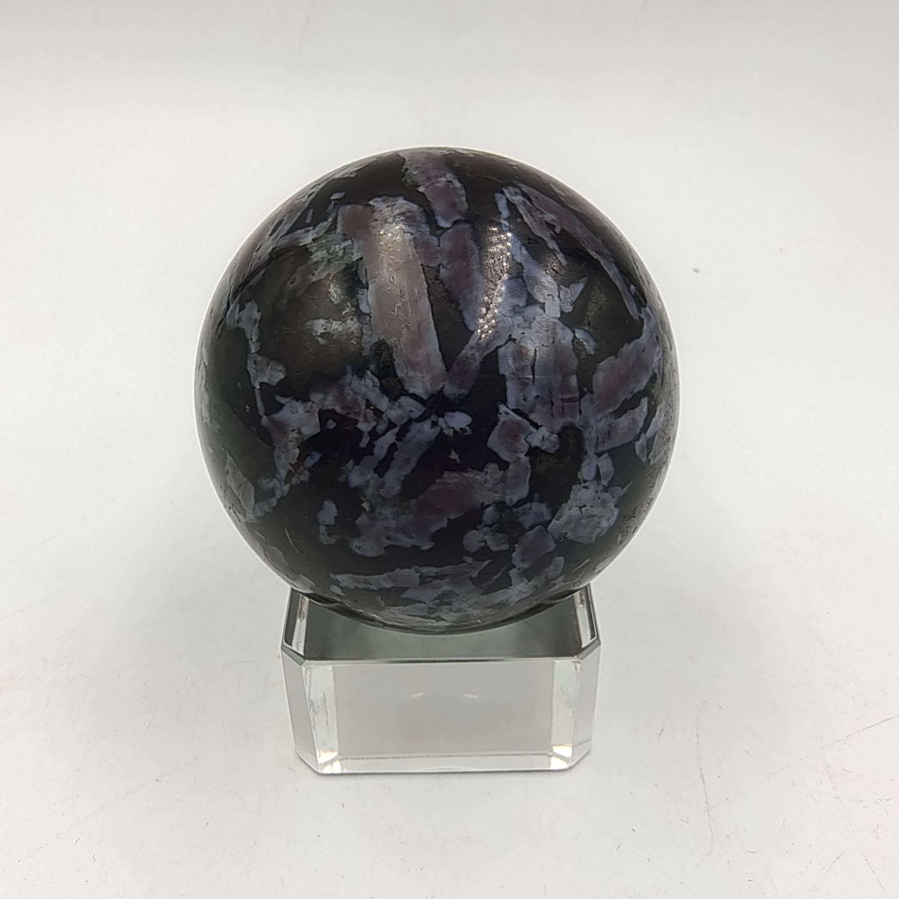 Indigo gabbro sphere