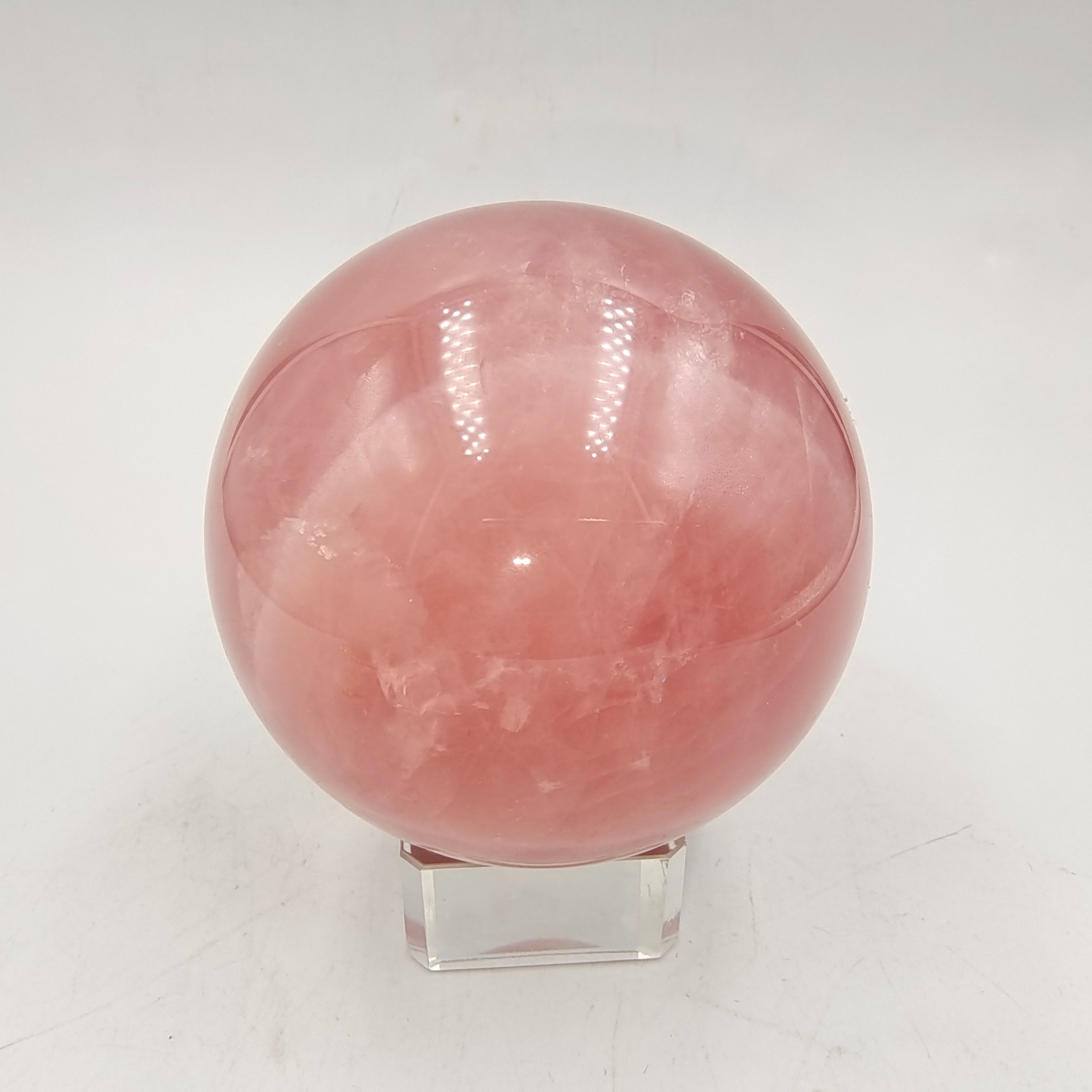 Rose quartz sphere