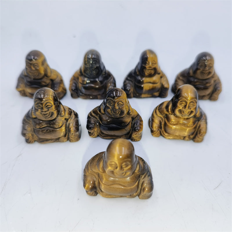 Yellow Tiger Eye Buddha