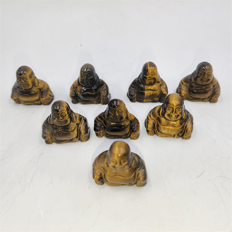 Yellow Tiger Eye Buddha