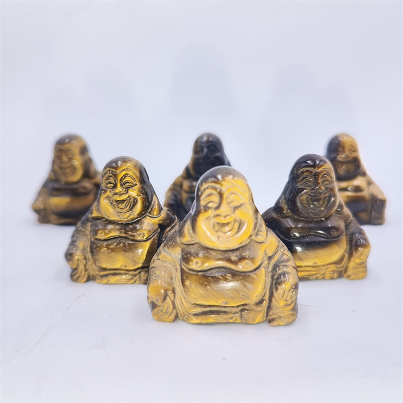 Yellow Tiger Eye Buddha