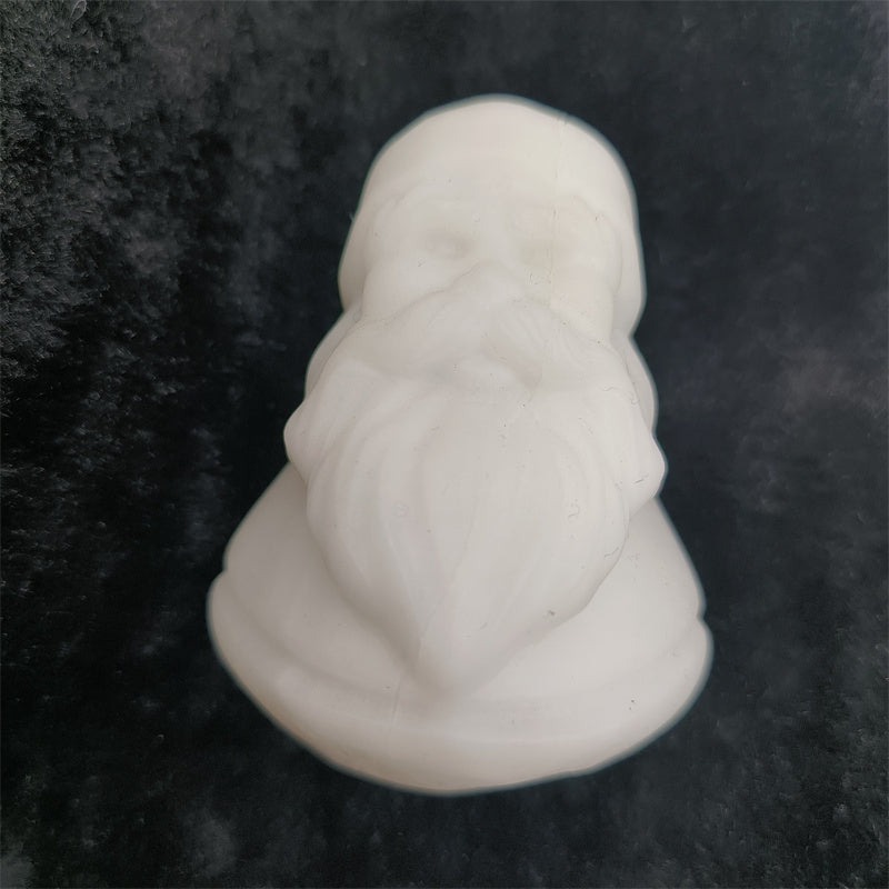 Santa Claus of various materials