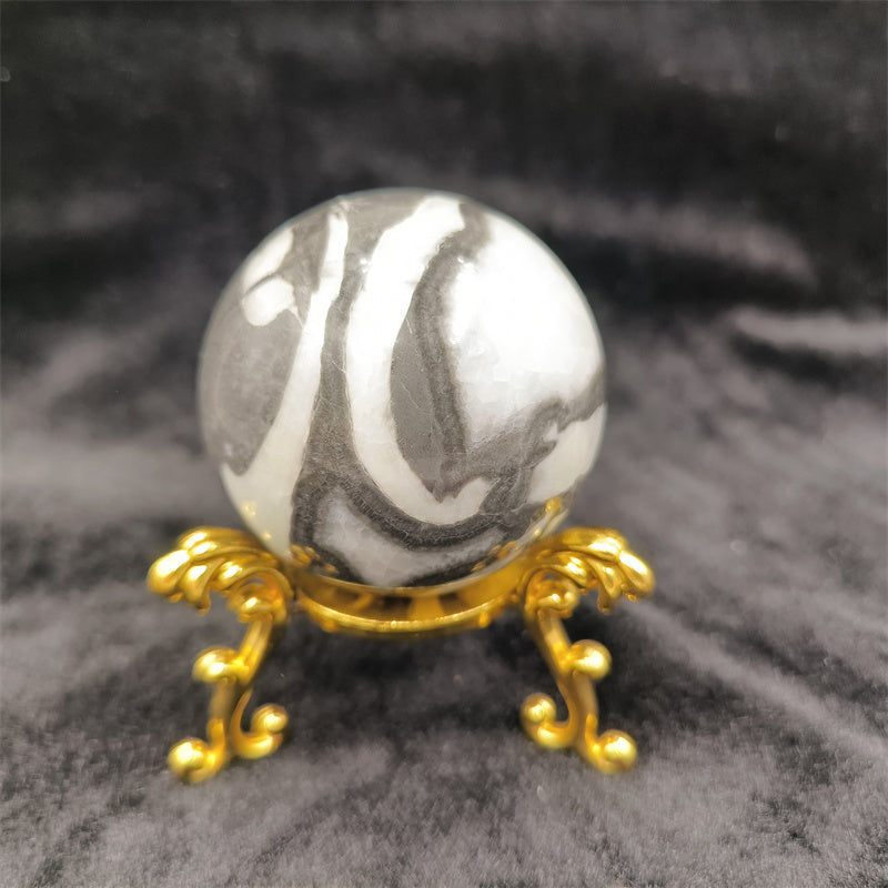 Shell jade sphere