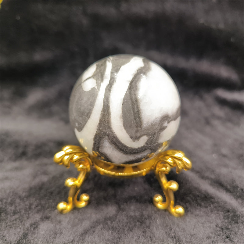 Shell jade sphere