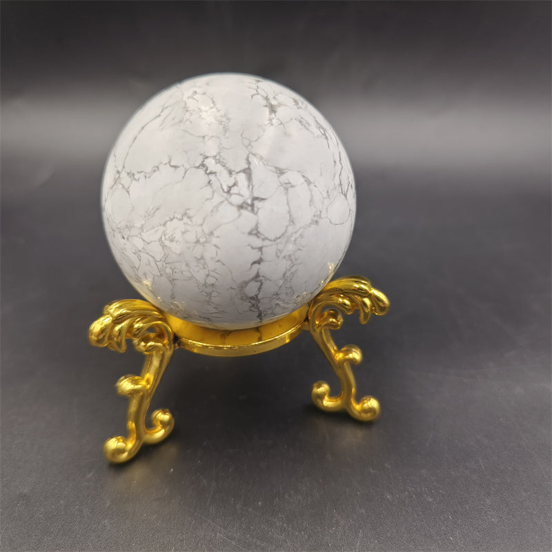 Howlite sphere