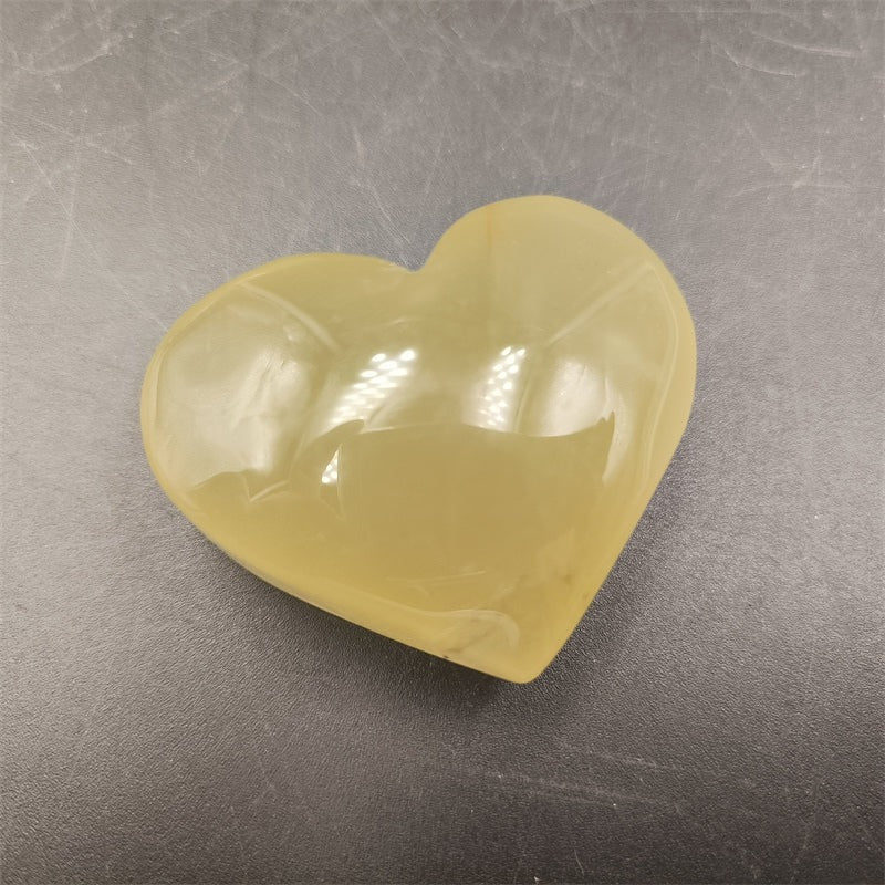 Starlight citrine heart