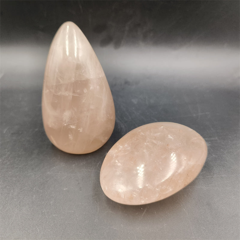 Rose quartz free form