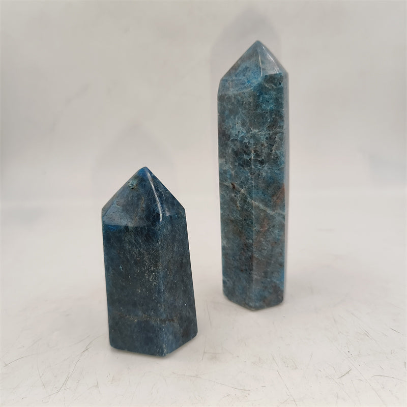 Blue apatite tower